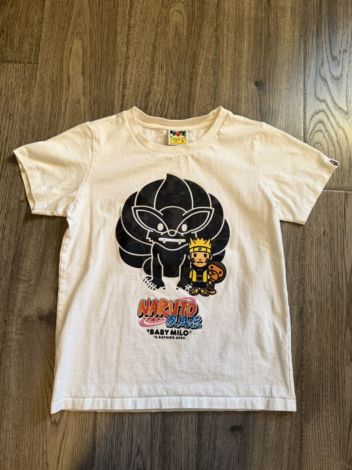 Bape BAPE Naruto Baby Milo Tee White Size S Size S / US 4 / IT 40 - 1 Thumbnail