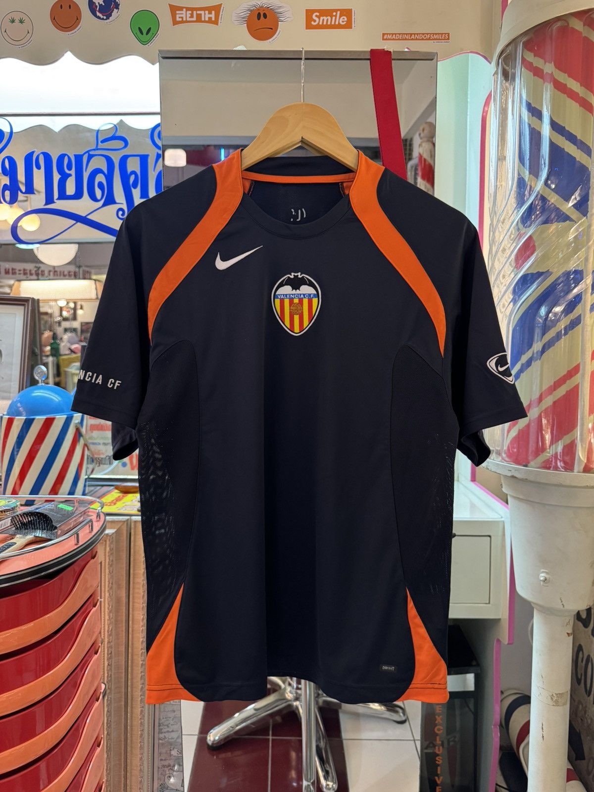 Vintage Valencia CF 2005-06 Nike Total 90 Training Jersey