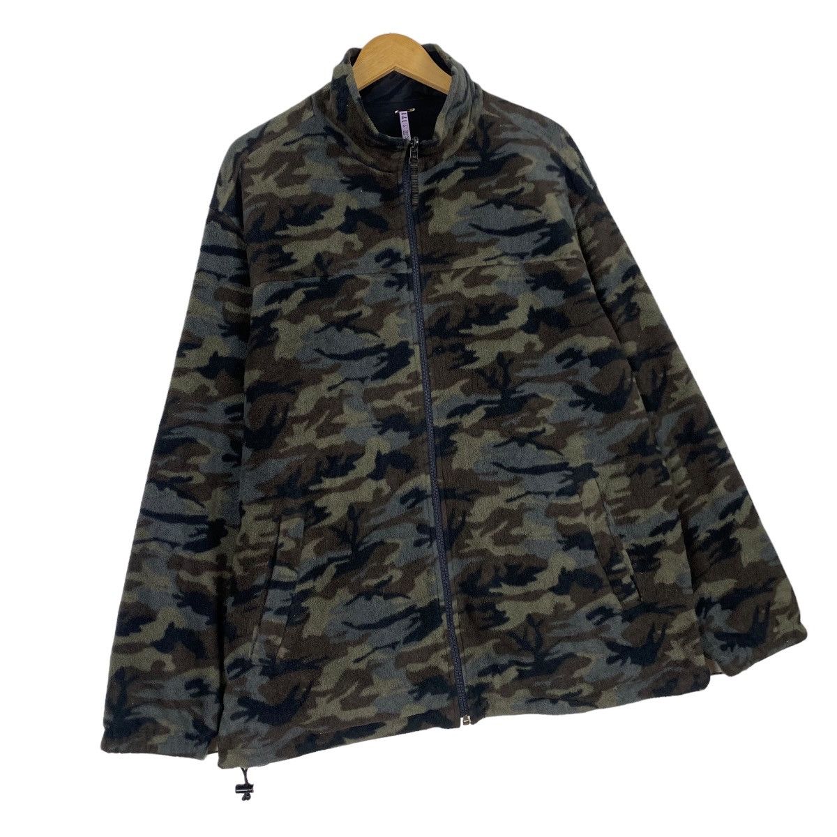 Japanese Brand × Uniqlo Uniqlo camouflage fleece zipper jacket Size US L / EU 52-54 / 3 - 3 Thumbnail