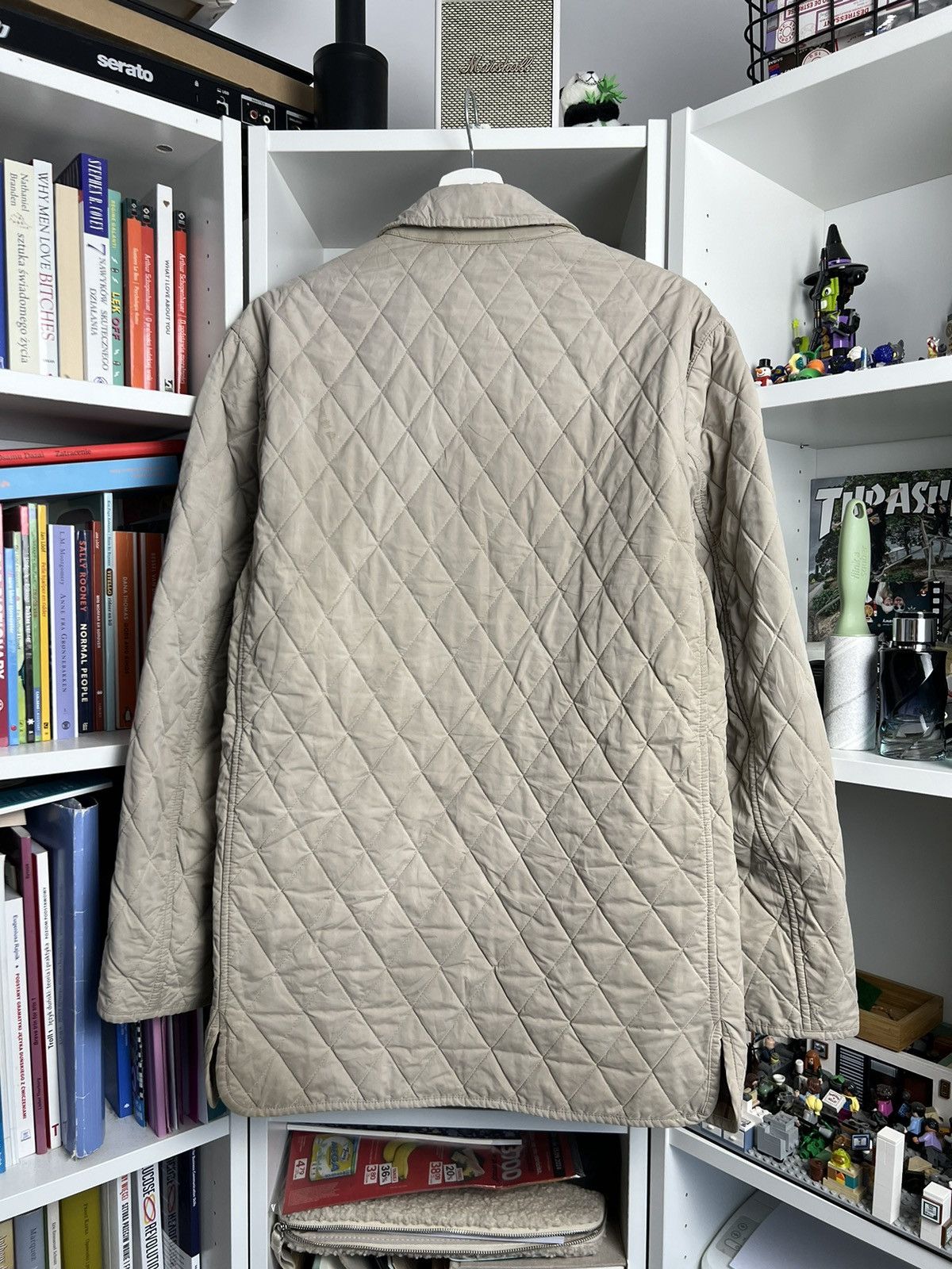 Burberry × Designer × Vintage Vintage y2k BURBERRY LONDON nova check quilted biker jacket Size US XL / EU 56 / 4 - 2 Thumbnail