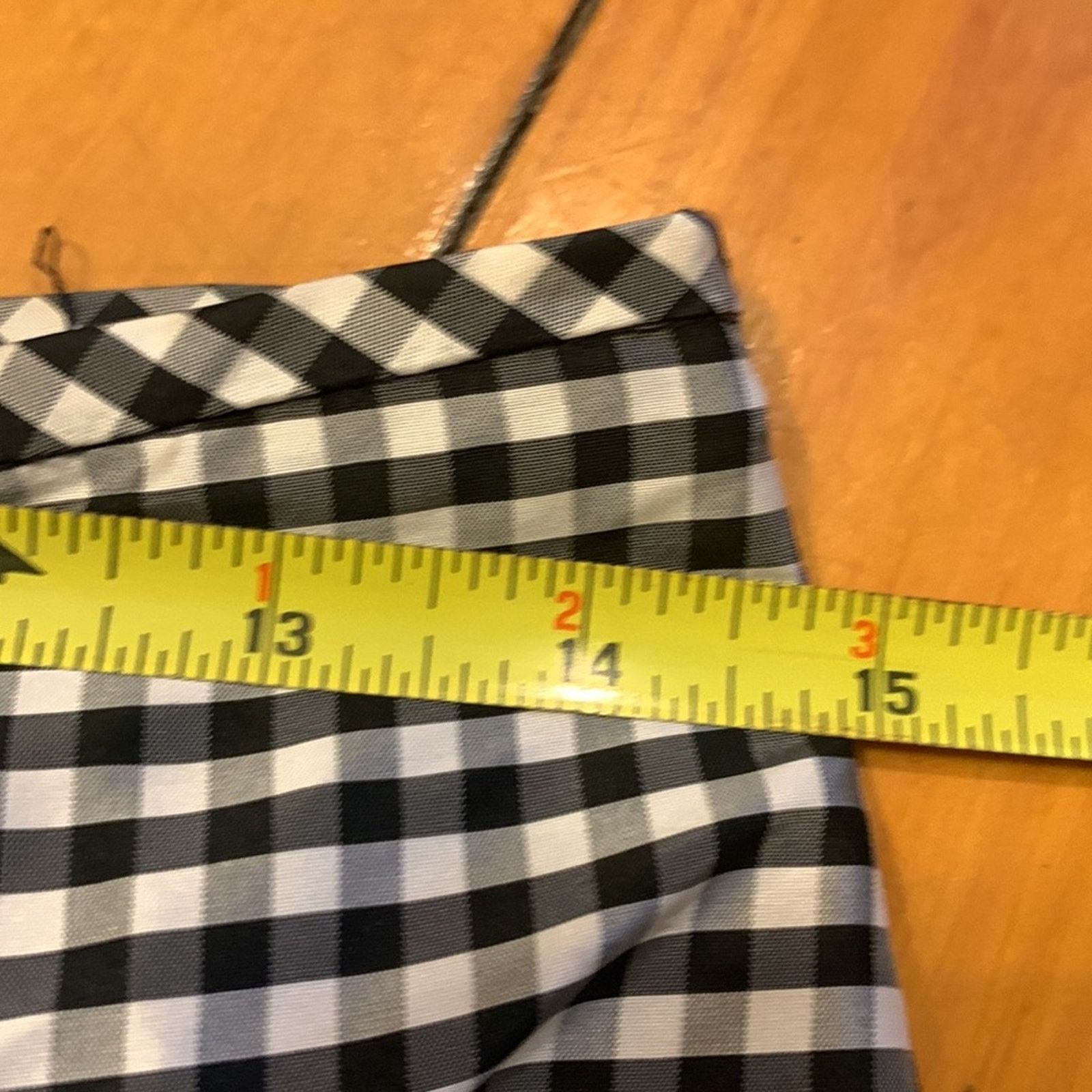 Evan Picone 90’s Evan-Picone black&white gingham check silk lined pants Size 28" / US 6 / IT 42 - 8 Thumbnail