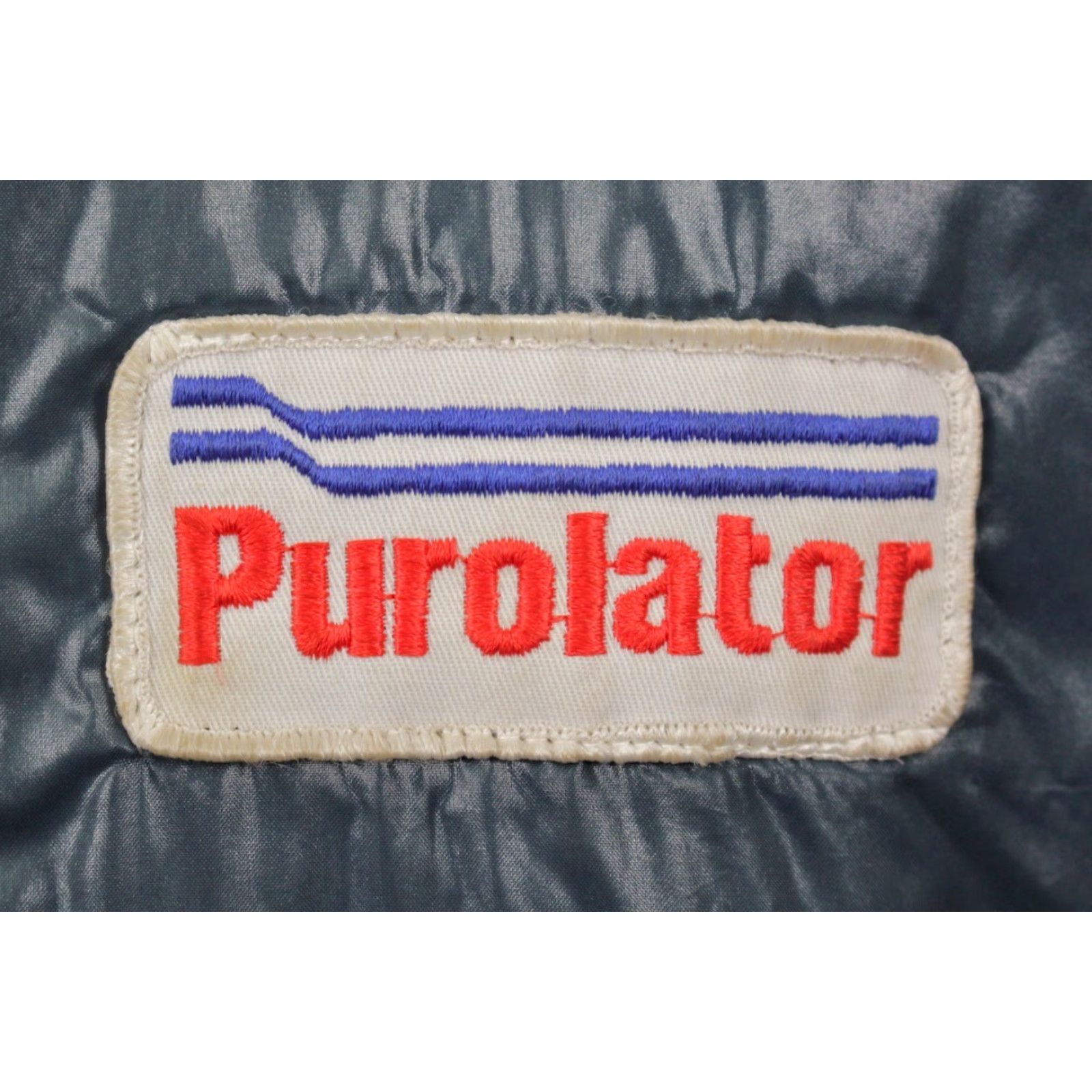 Vintage Jacket Vintage Men’s VTG 70s Grey Blue Purolator Racing Team Nylon Sz M 1970s Nylon Size US M / EU 48-50 / 2 - 5 Thumbnail