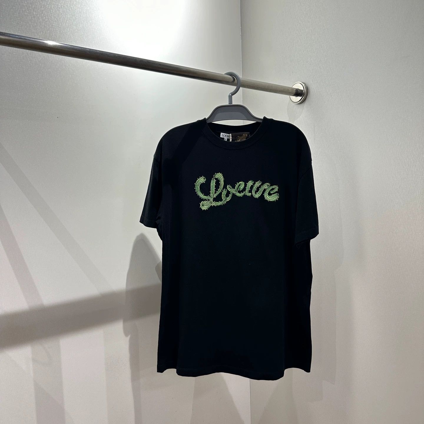 Loewe Loewe apr700 Cactus Slogan Embroidered SS Tee S Size S / US 4 / IT 40 - 1 Thumbnail