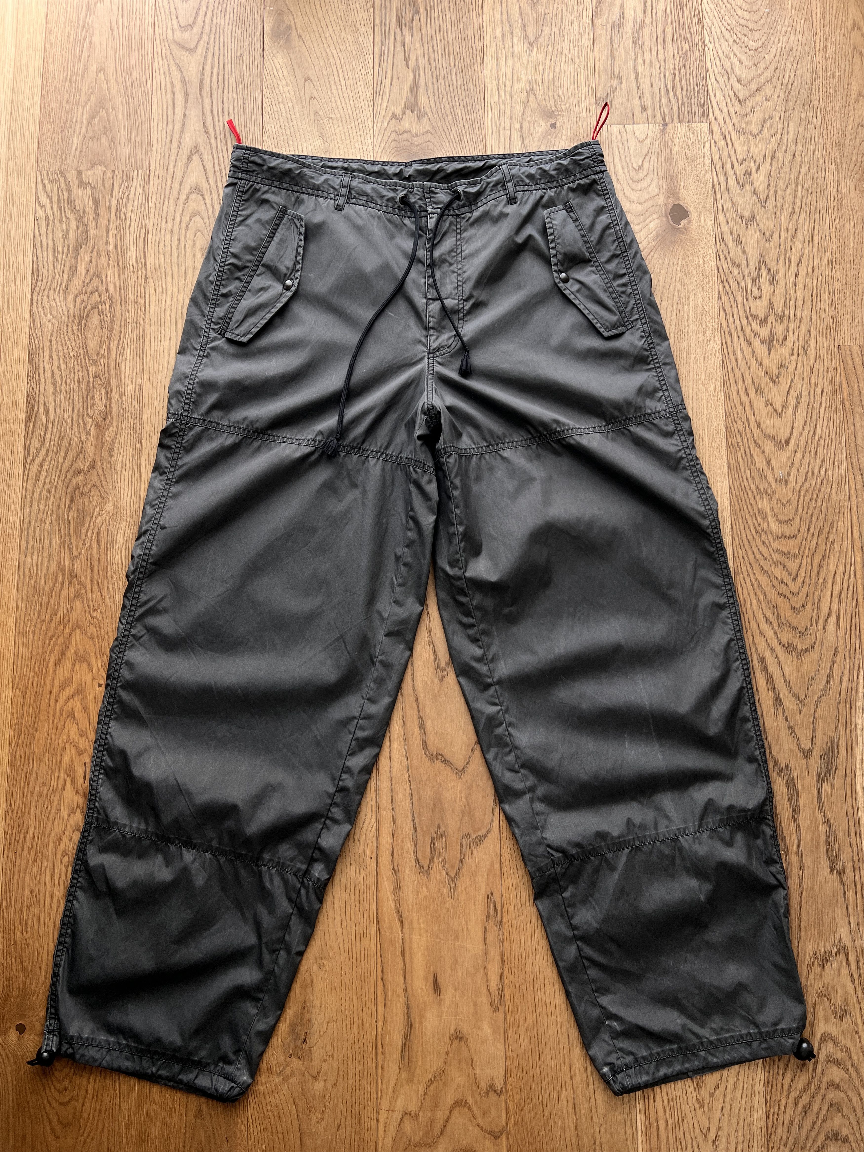 Prada RARE! Prada vintage 2000s nylon parachute pants baggy sport Size US 36 / EU 52 - 2 Thumbnail
