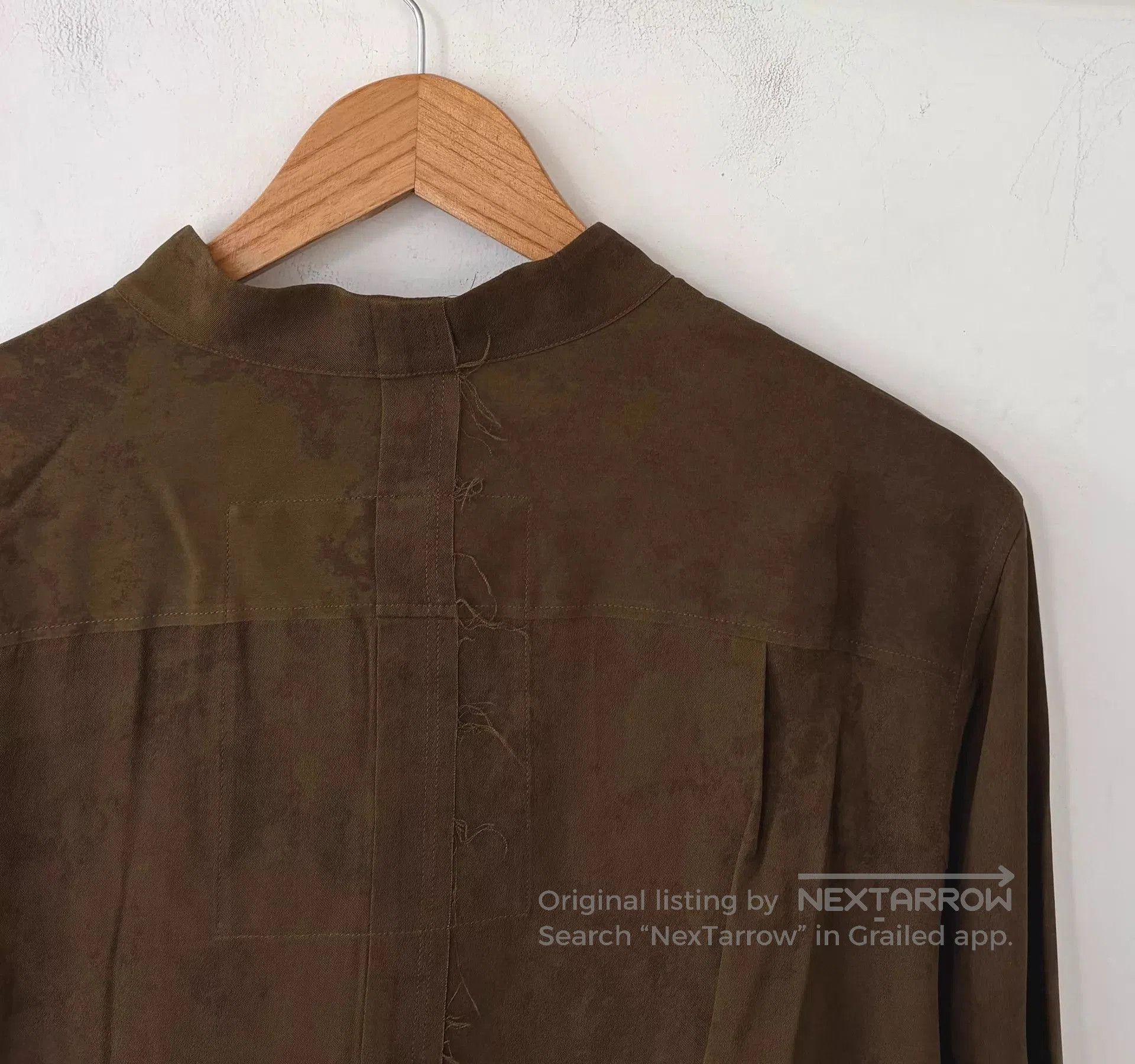 Ziggy Chen Brown Long Sleeve Button-Up Shirt Size M. Size US M / EU 48-50 / 2 - 4 Thumbnail