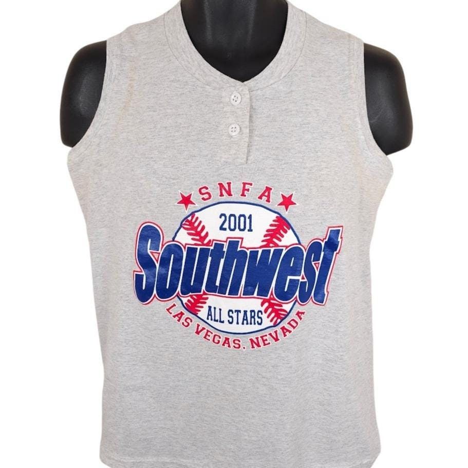 Vintage Vintage Softball T Shirt Womens Size Medium Gray Y2K Size M / US 6-8 / IT 42-44 - 1 Thumbnail