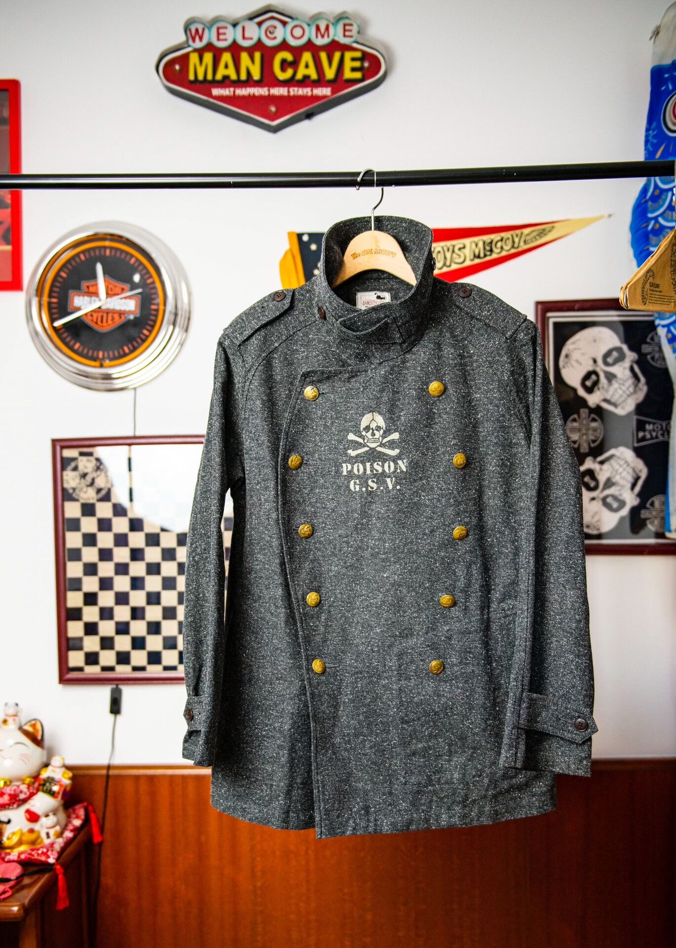 Japanese Brand GANGSTERVILLE Classic Windbreaker Coat Size US L / EU 52-54 / 3 - 1 Thumbnail