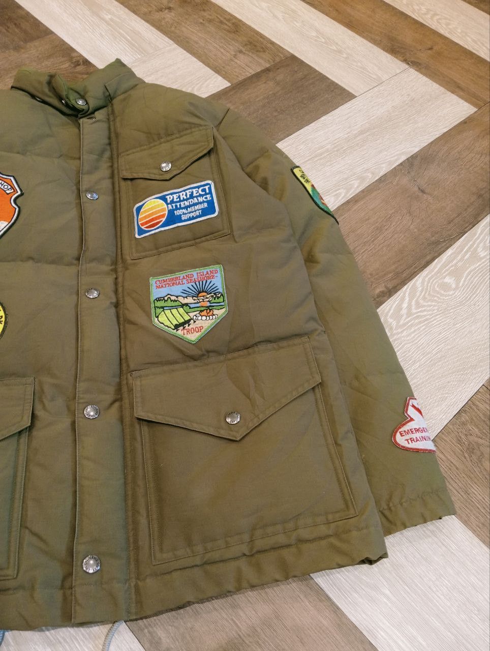 Sugar Cane SUGAR CANE PATCH DOWN JACKET - SIZE M Size US M / EU 48-50 / 2 - 6 Thumbnail