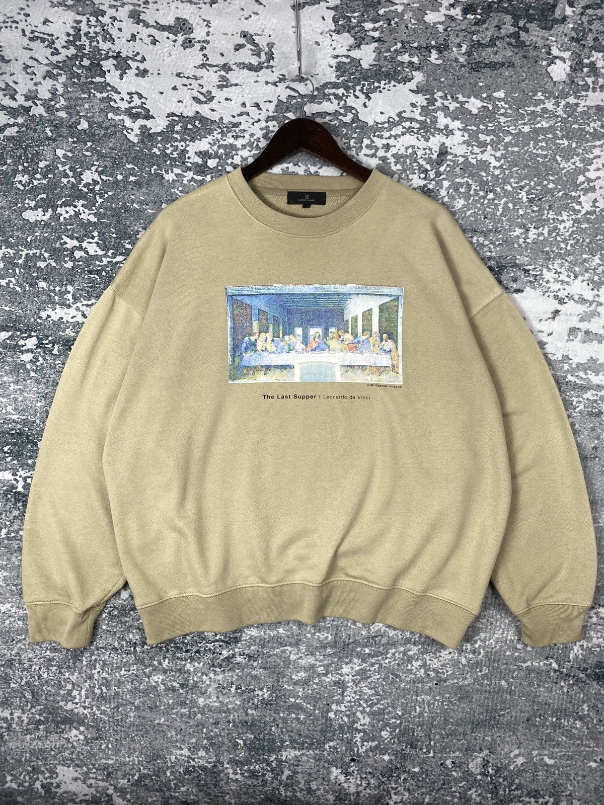 Designer Vintage Leornado da Vinci Baggy Sweatshirts Size US M / EU 48-50 / 2 - 1 Thumbnail