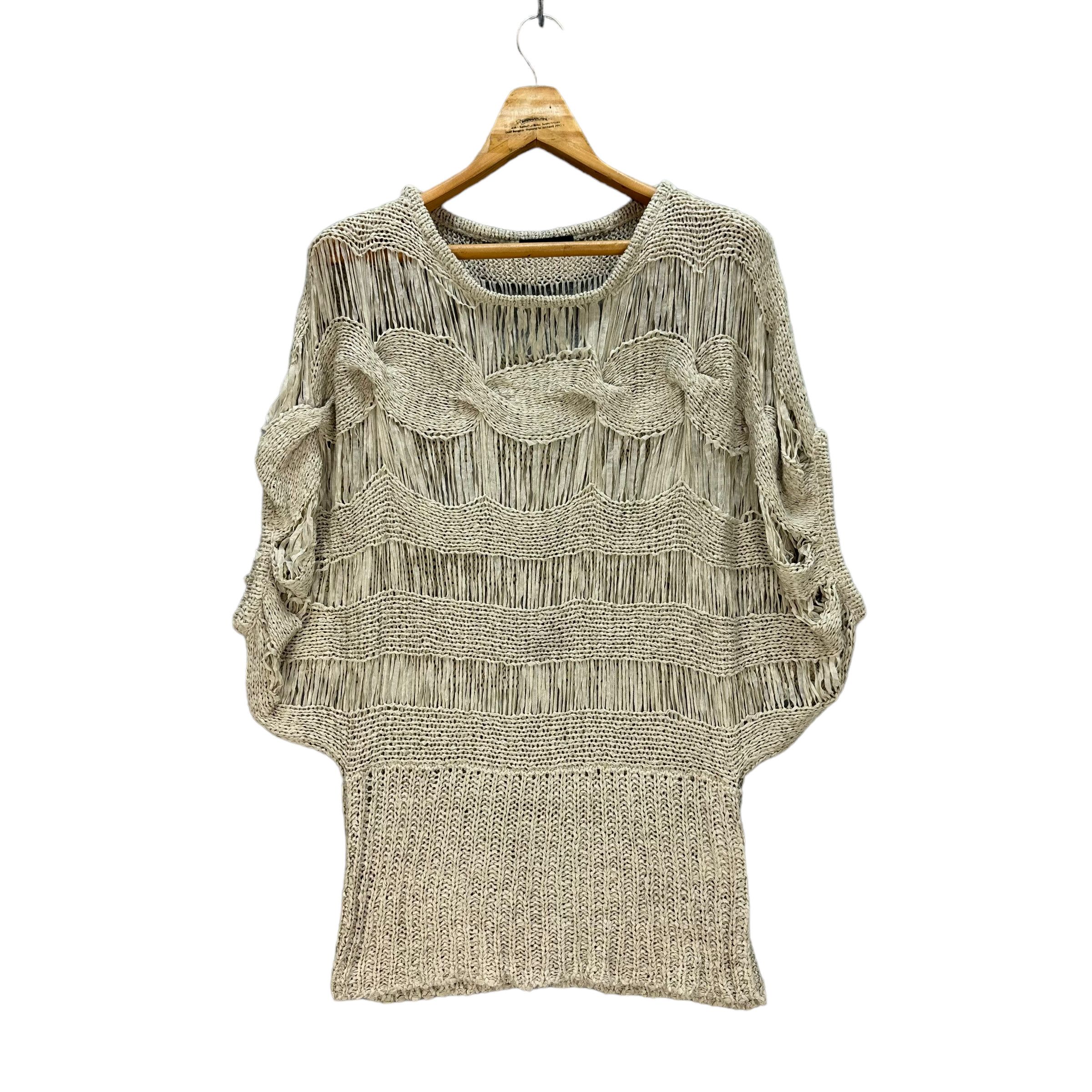 image of Side Split Oversized Sweatshirt Mad Keen Oversized Shirt 7772-170, Women's (Size Large)