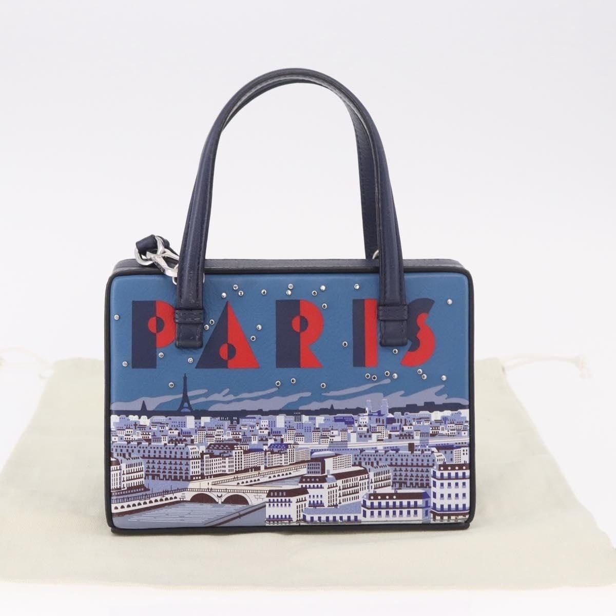 Loewe Loewe Classic Calfskin Puzzle Handbag Blue Size ONE SIZE - 8 Thumbnail