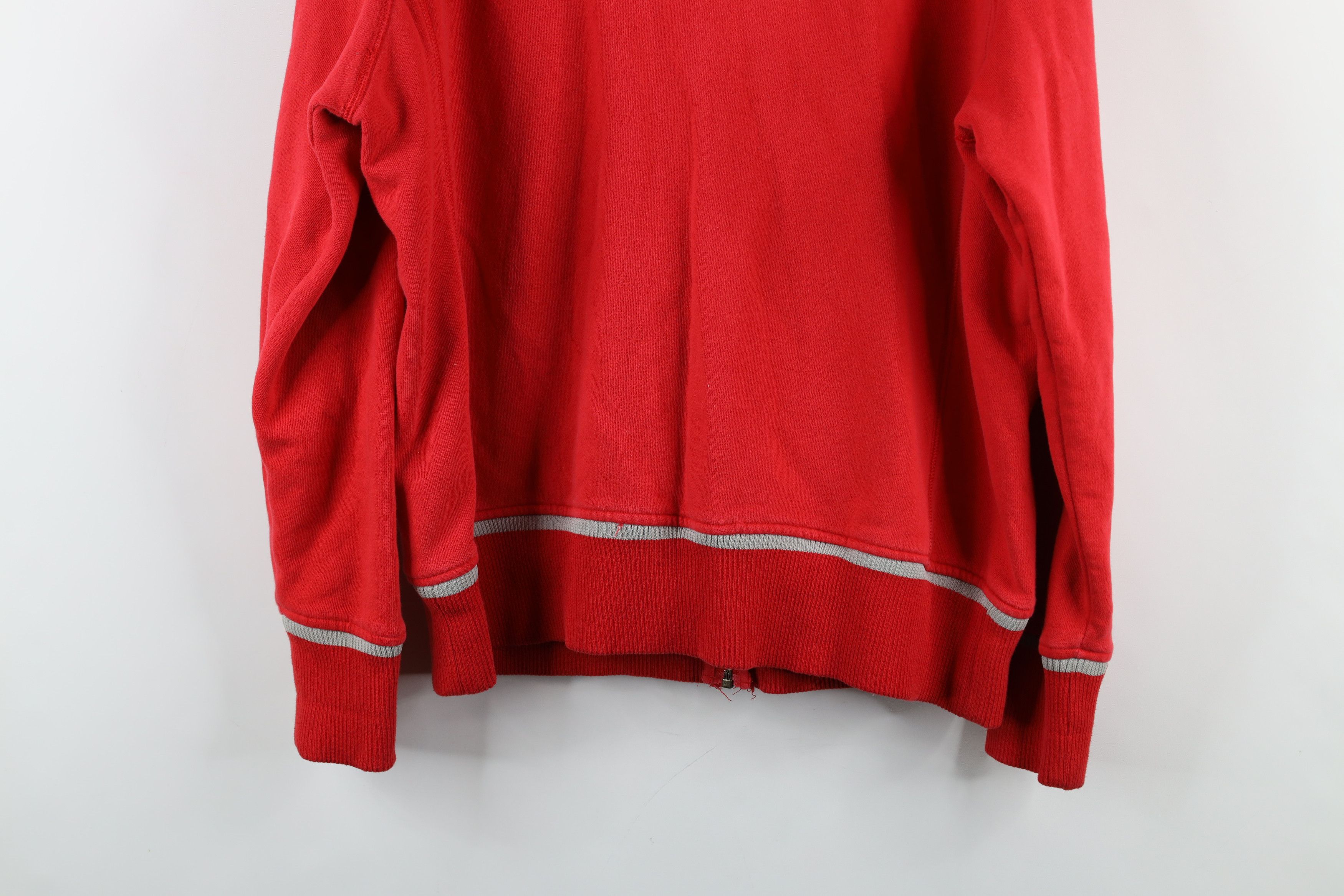 Nike × Vintage Vintage Nike Mini Swoosh Ohio State University Zip Hoodie Size XL / US 12-14 / IT 48-50 - 15 Thumbnail