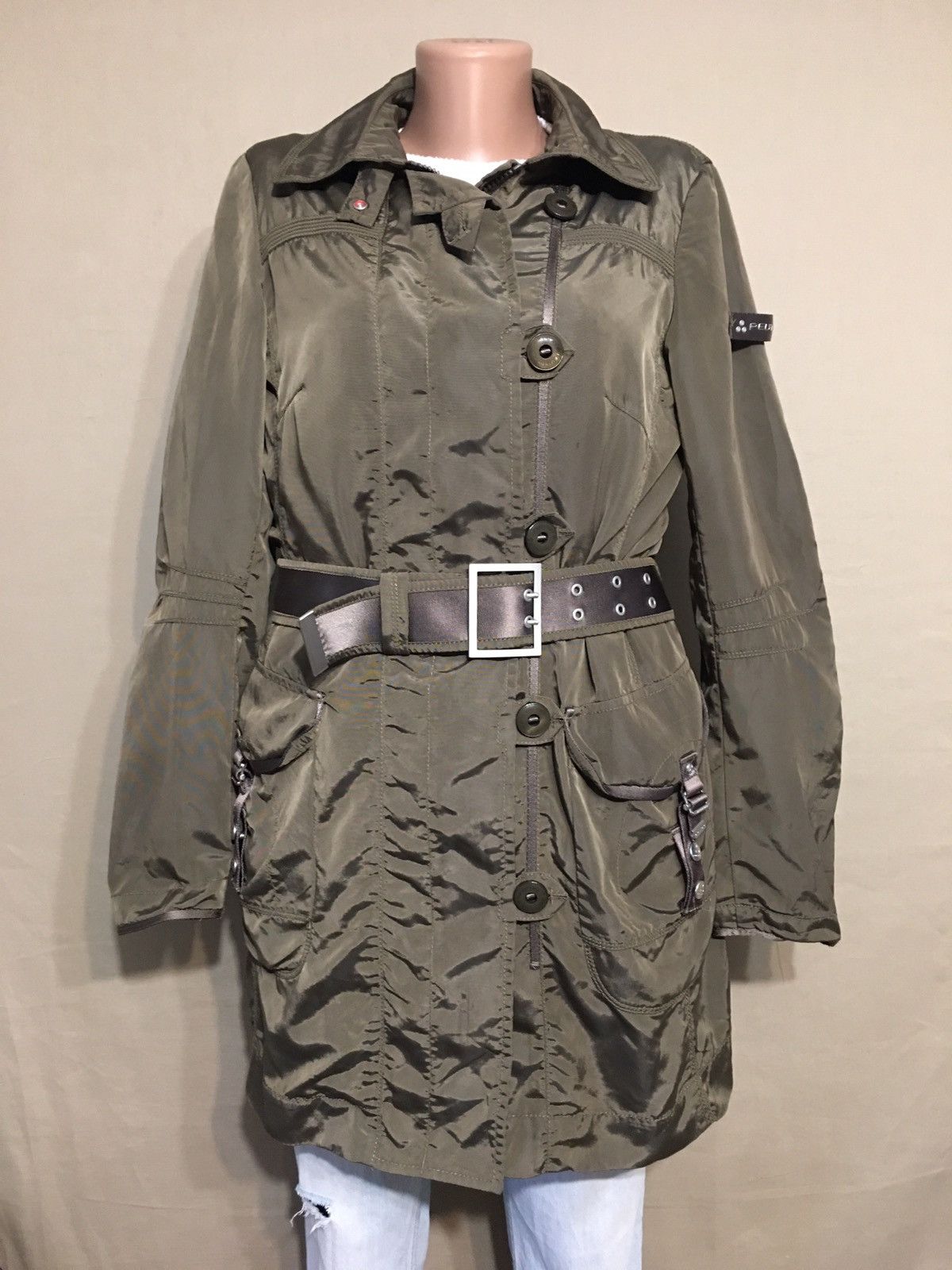 Peuterey Peuterey Khaki Casual Womens Water Mill Jacket IT 44 Size M / US 6-8 / IT 42-44 - 1 Thumbnail