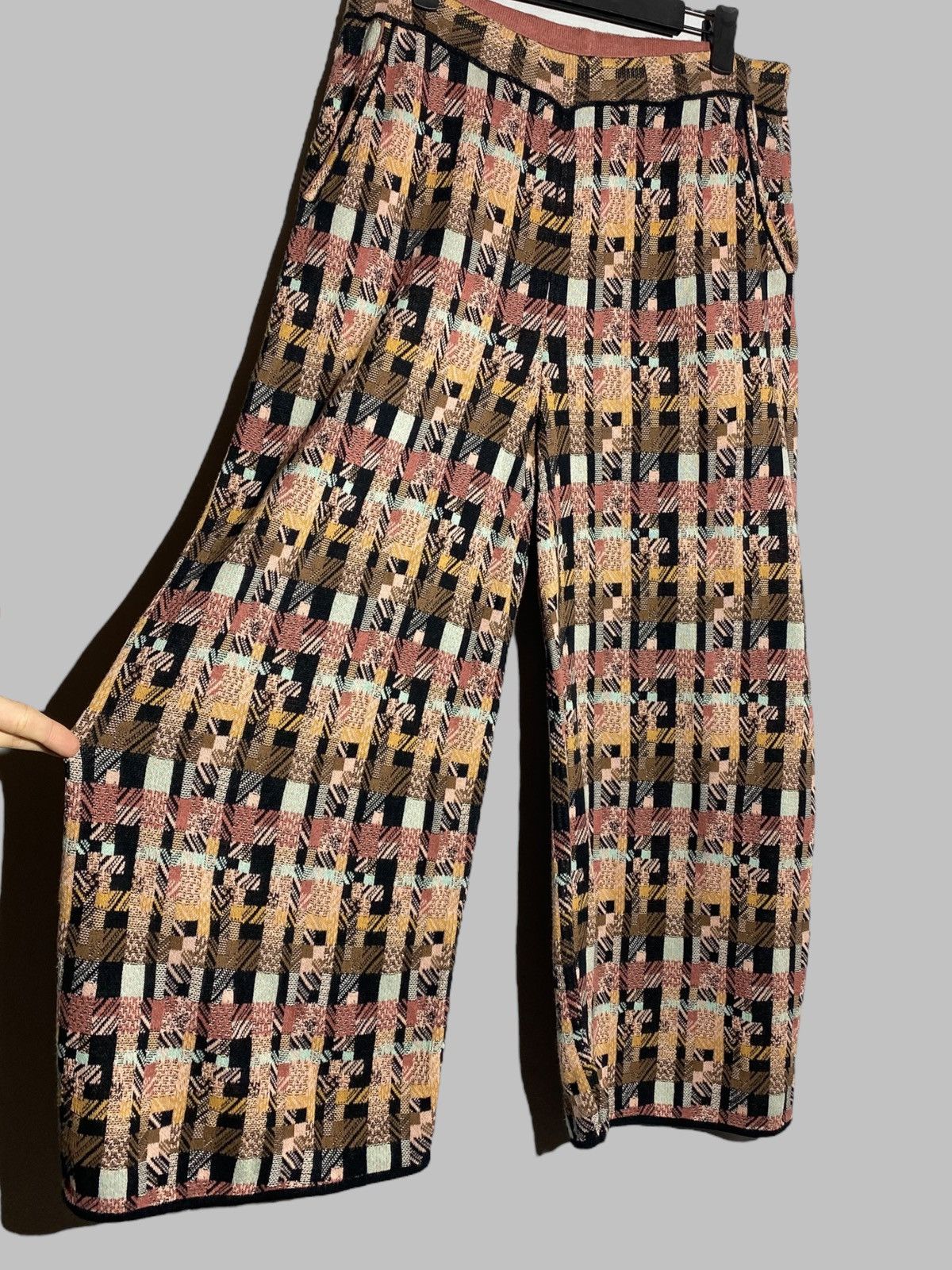 Other 🔥 IVKO TARTAN CHECK PATTERN SUIT BOMBER & SWEATPANTS WONEN’S Size XXL / US 16-18 / IT 52-54 - 13 Thumbnail