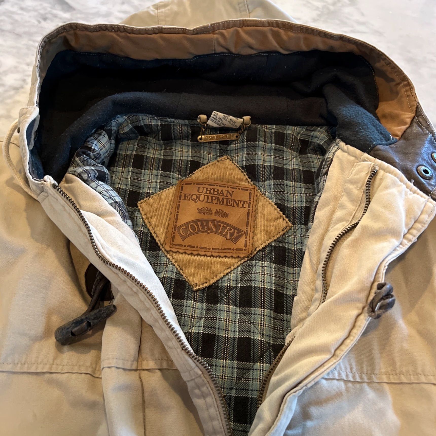 Equipment VINTAGE Urban Equipment Jacket Mens M Tan Chore Barn Country Blanket Lined 90s Workwear USA Hunting Mens Size US M / EU 48-50 / 2 - 7 Thumbnail