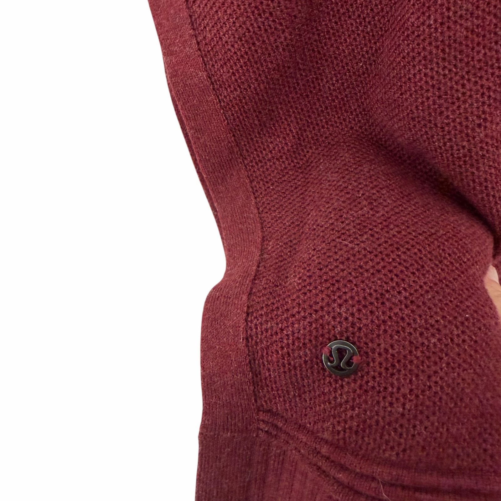 Lululemon Lululemon Maroon Call Me Cozy Wrap Full Zip Poncho OS Size ONE SIZE - 3 Thumbnail
