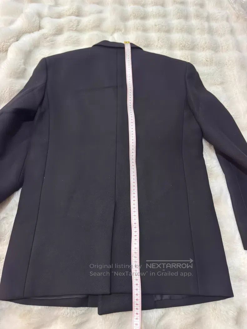 Saint Laurent Paris Saint Laurent Paris Black and Gold Cashmere Wool Blend Men Size US M / EU 48-50 / 2 - 8 Thumbnail