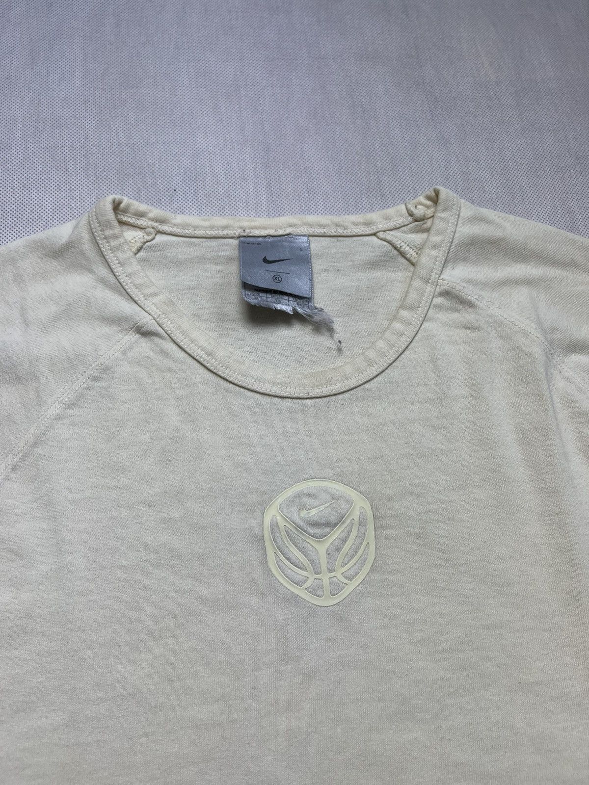 Nike × Vintage Koszulka Nike Center Logo Vintage 90’s Size US XL / EU 56 / 4 - 2 Thumbnail