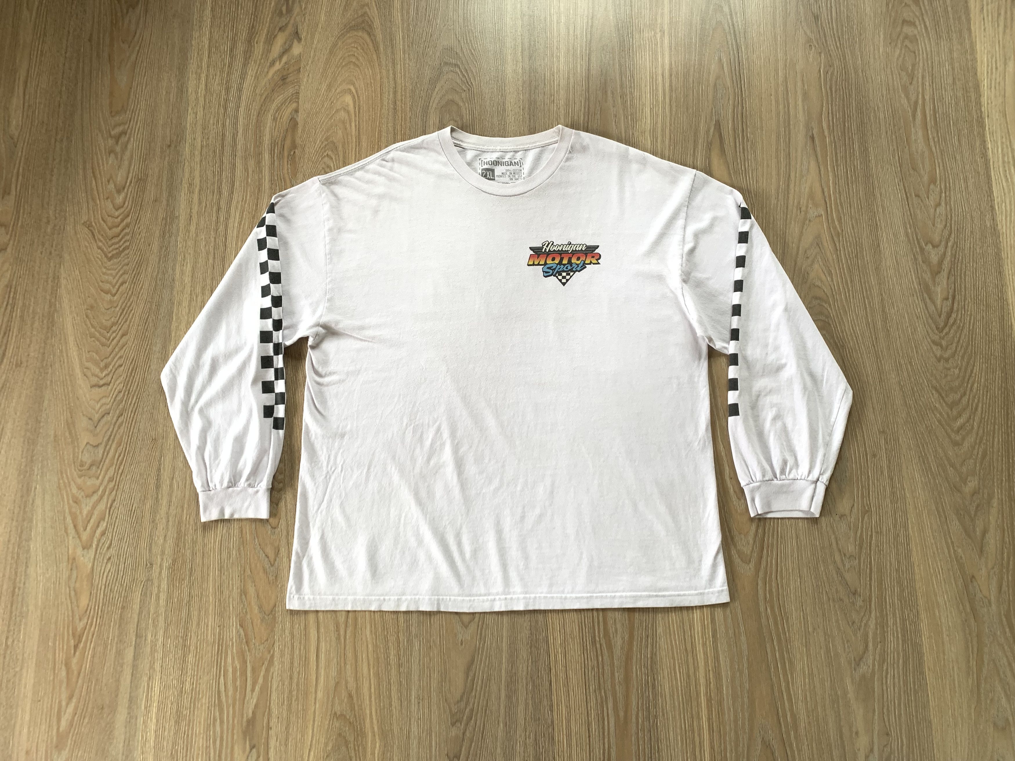 Vintage Hoonigan Motor Sport White Printed Long Sleeve Size US XXL / EU 58 / 5 - 1 Thumbnail