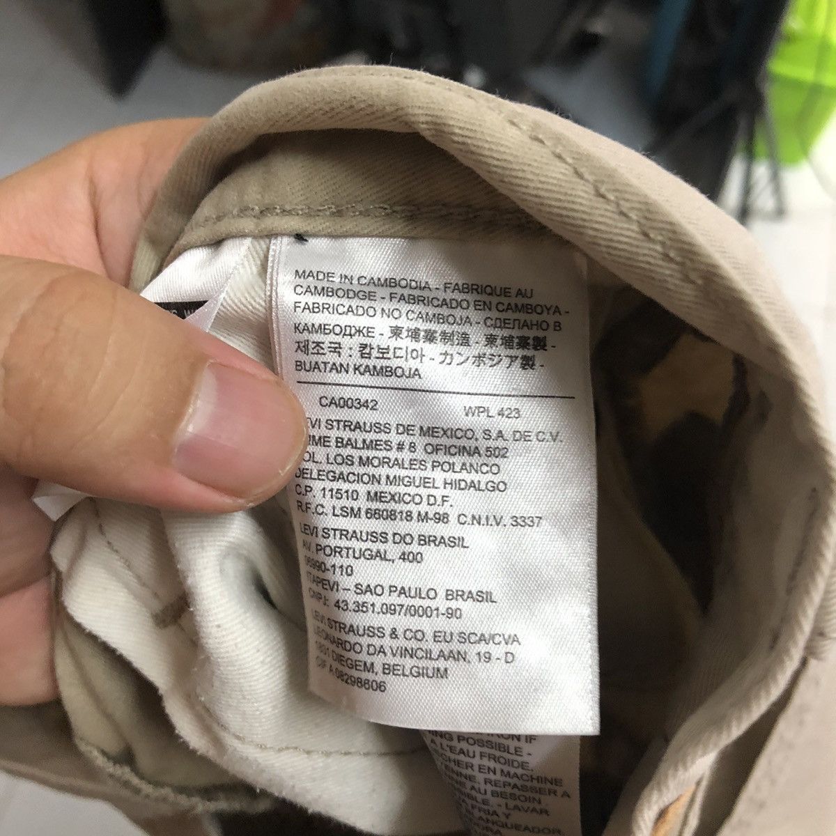 Levi's DL Levis 511 Brown Casual Cargo Pants #C196 Size US 30 / EU 46 - 19 Thumbnail