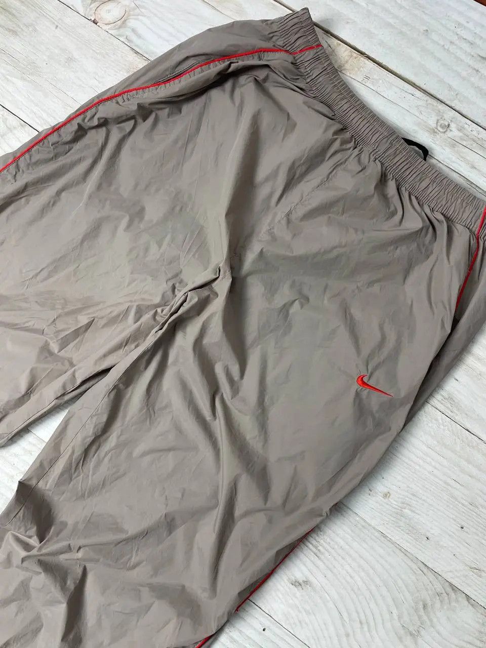 Nike Vintage Nike Track Pants 00s Nylon Swoosh Sriped Y2K Size US 38 / EU 54 - 3 Thumbnail