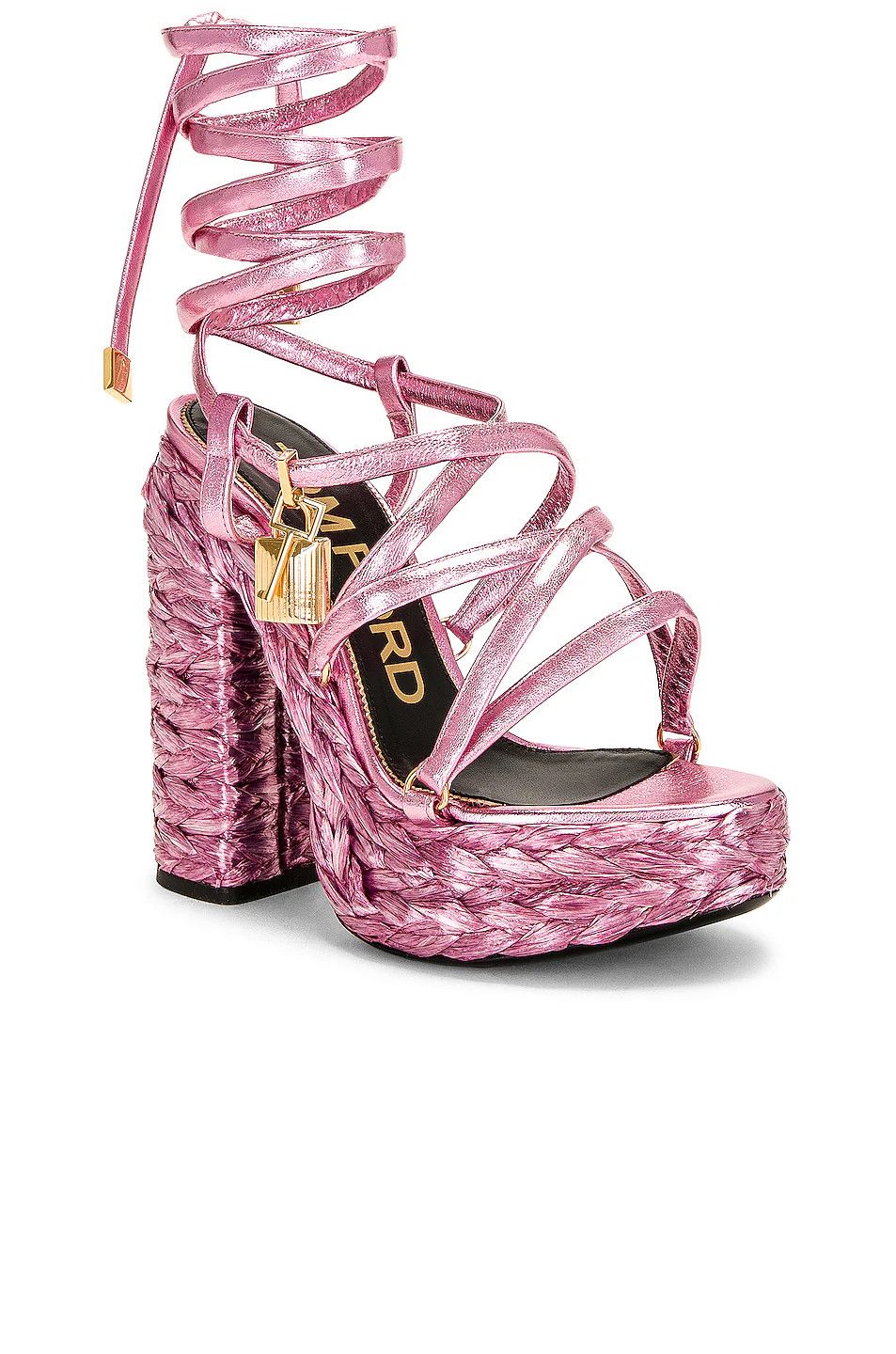Tom Ford o1w1db11224 W3233 Sandals in Pink Size US 8 / IT 38 - 2 Thumbnail