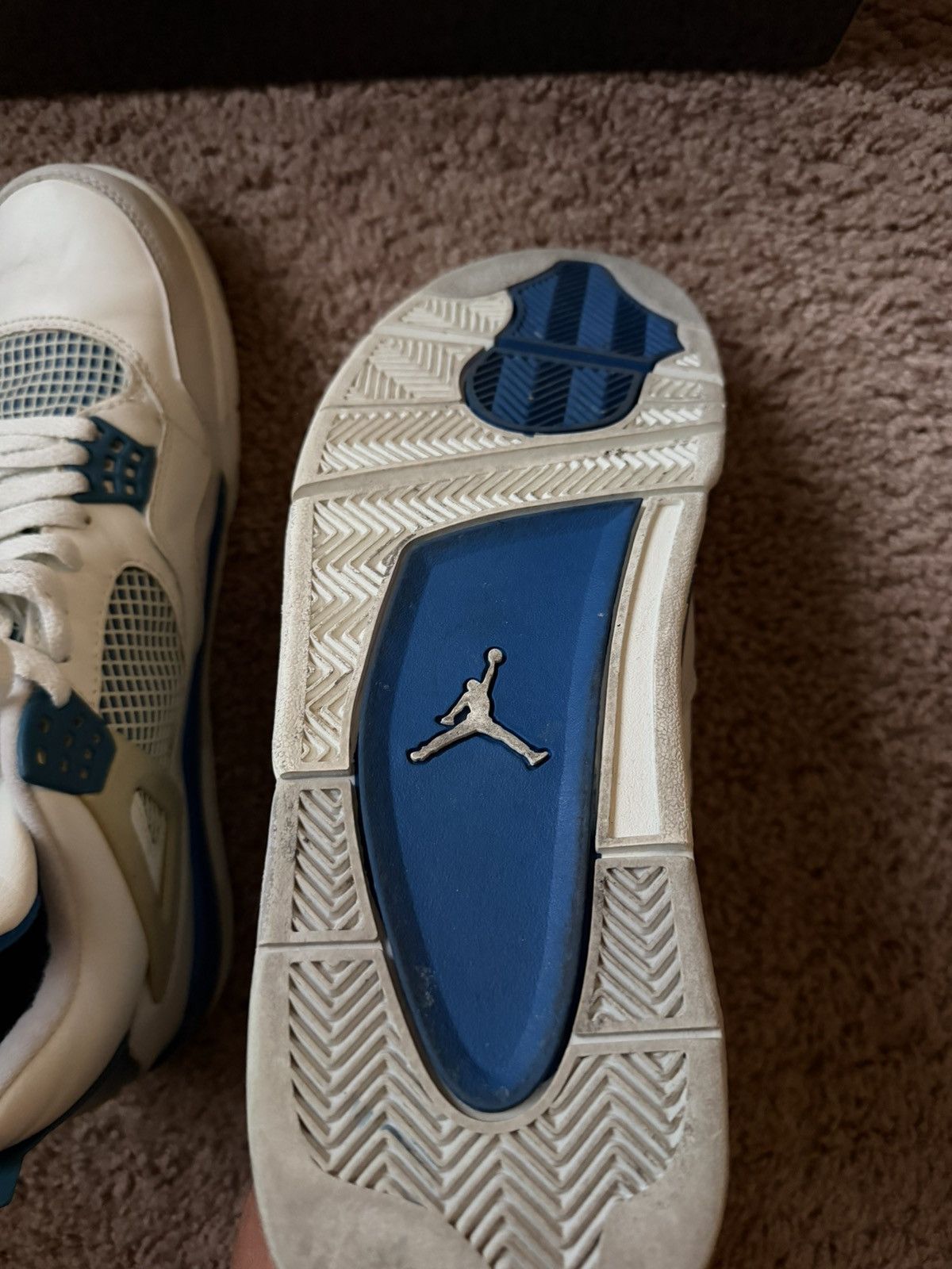 Jordan Brand 2006 Military Blue Jordan 4’s Size US 12 / EU 45 - 8 Thumbnail