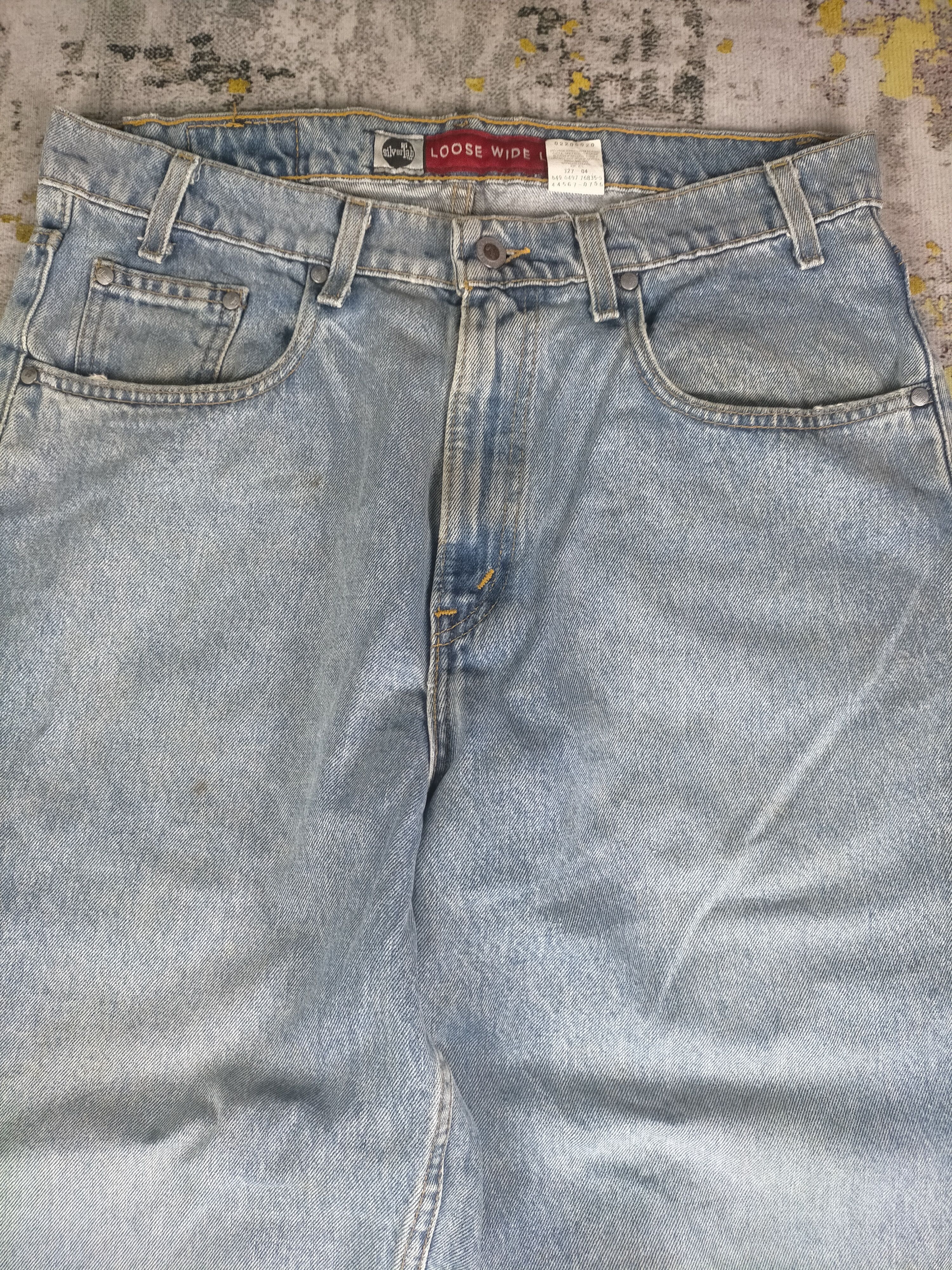 Ecko Unltd. 🔥 90s Vintage Levi's Silver Tab Baggy Loose Wide Leg Size US 33 - 3 Thumbnail
