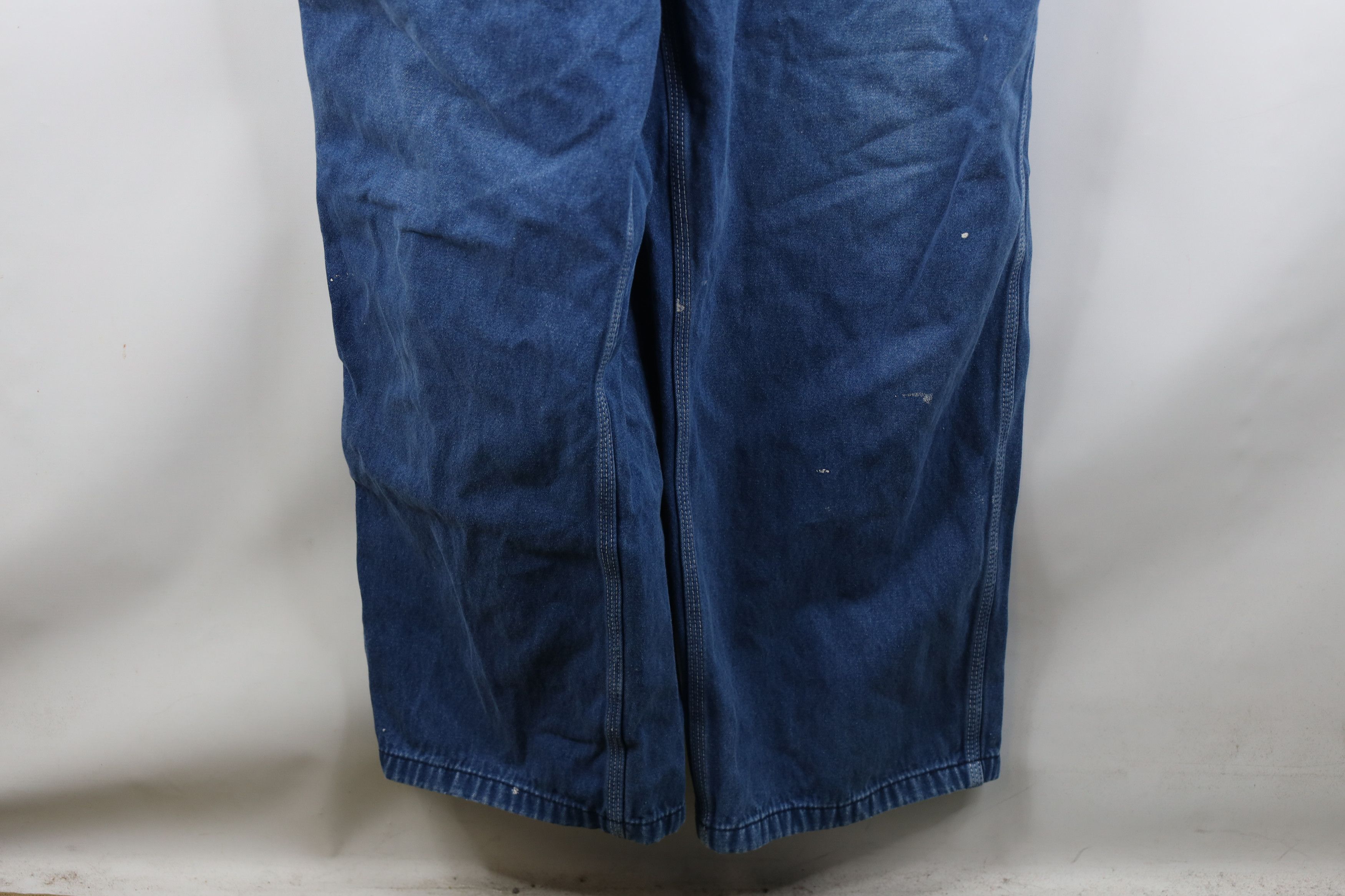 Vintage Vintage Y2K Streetwear Distressed Wide Leg Denim Overalls Size US 44 / EU 60 - 4 Thumbnail