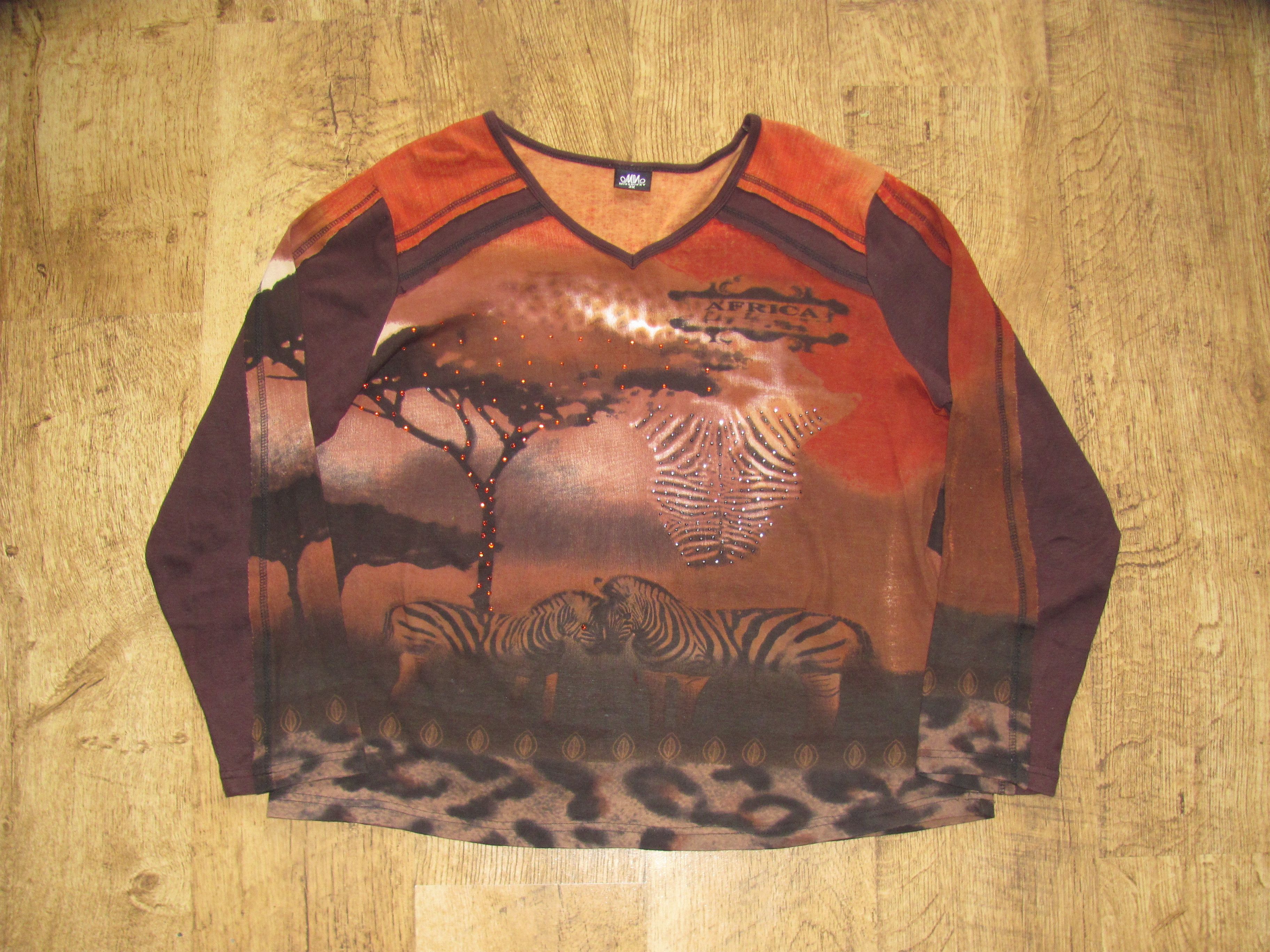 Hysteric Glamour Jean Paul Gaultier Style Long Sleeve Africa Shirt Size US XL / EU 56 / 4 - 3 Thumbnail