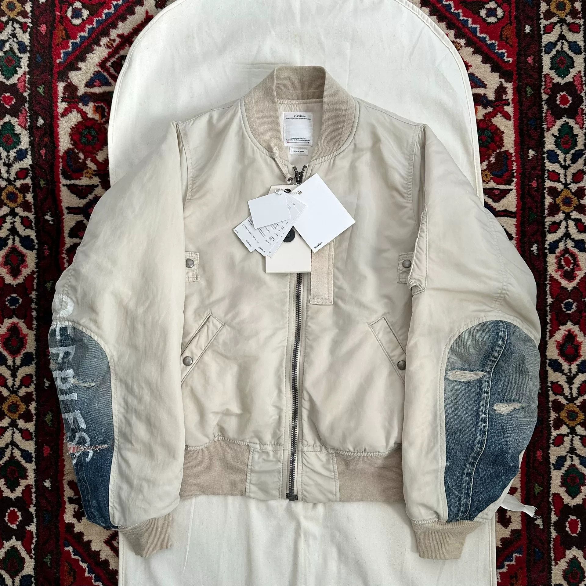 Visvim Brand New Visvim 24SS Thorson MA1 Bomber Mawata Mens Size 4