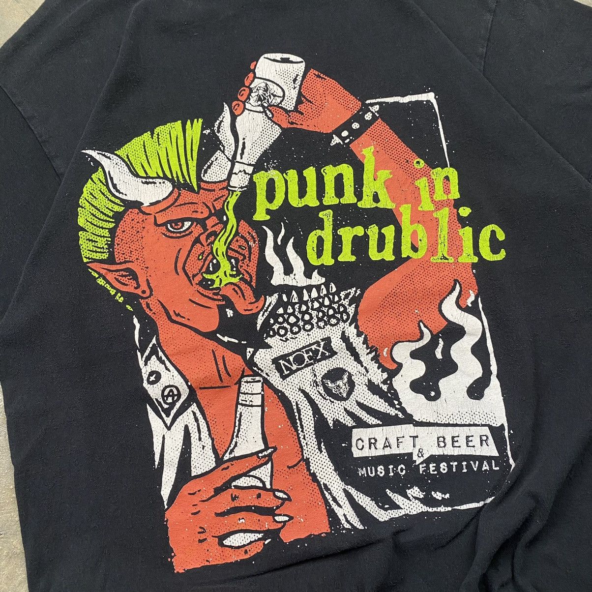 Band Tees × Vintage y2k Punk In Drublic Nofx Bad Religion Tour Tee Size US S / EU 44-46 / 1 - 2 Thumbnail