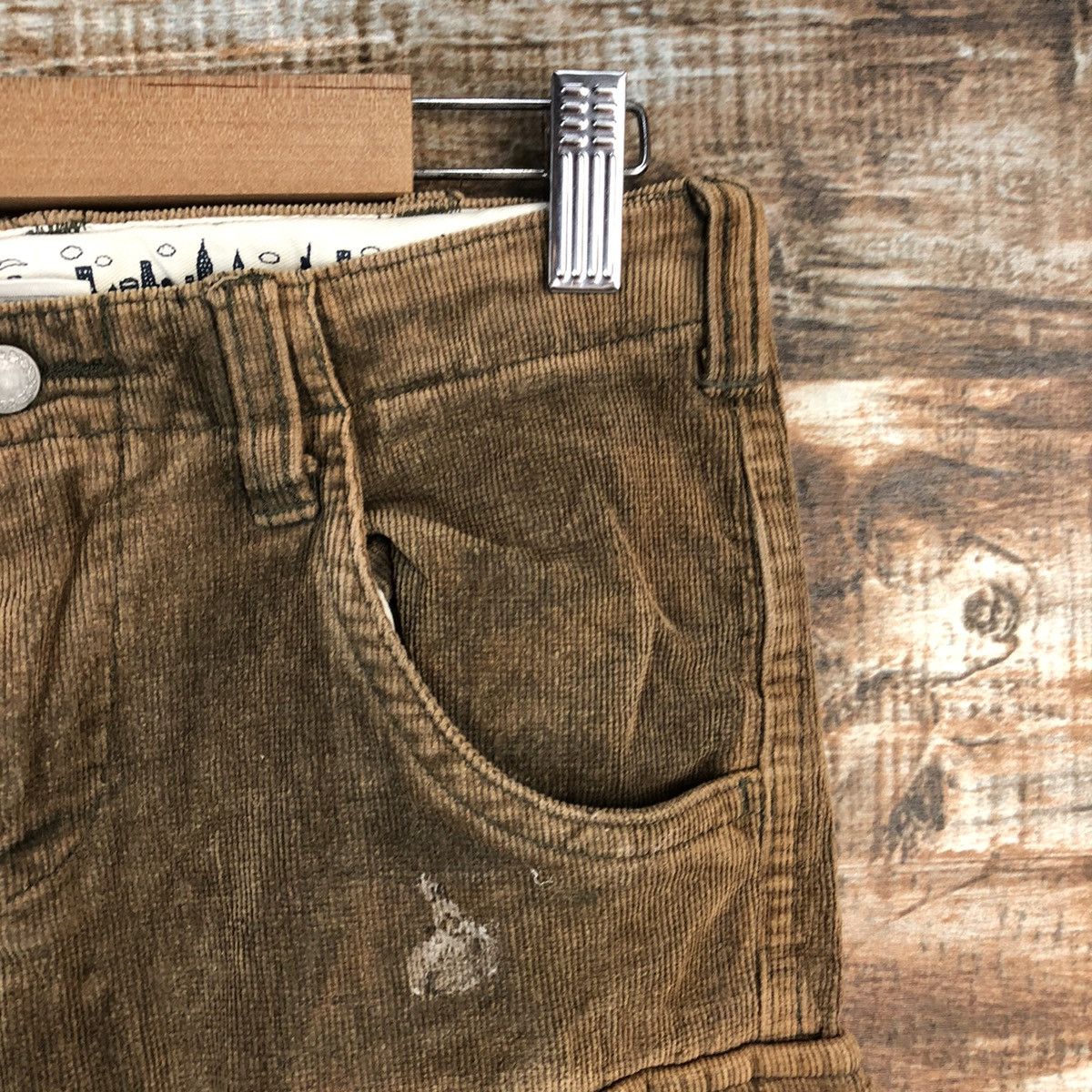 Japanese Brand DLL Back Number Brown Cargo Multipocket Pants #C223 Size 25" / US 0 / IT 36 - 8 Thumbnail