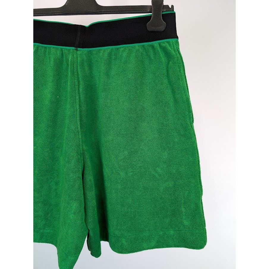 Bottega Veneta o1rshd1 Medium Weight Towelling Jersey Shorts in Parakeet Size US 32 / EU 48 - 13 Thumbnail