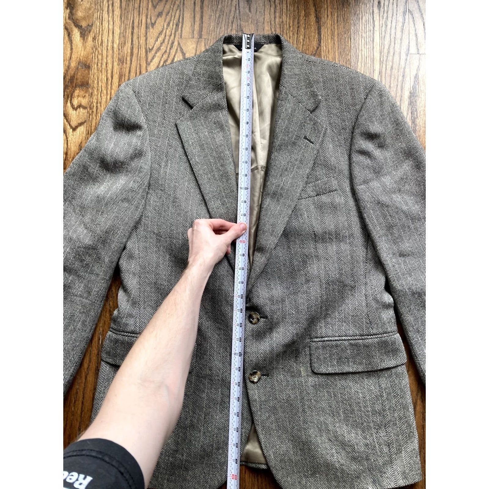 Polo Ralph Lauren VINTAGE Polo Ralph Lauren Blazer Mens 42 Wool Herringbone Gray Size US XL / EU 56 / 4 - 6 Thumbnail