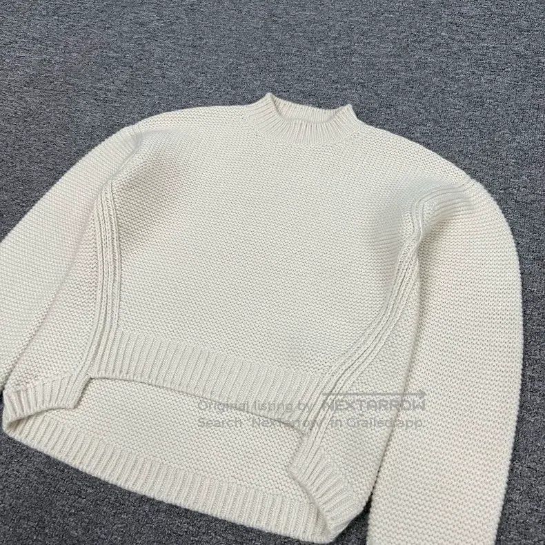 Hermes Hermes Cream White Cashmere Knit Sweater Size XS / US 0-2 / IT 36-38 - 4 Thumbnail