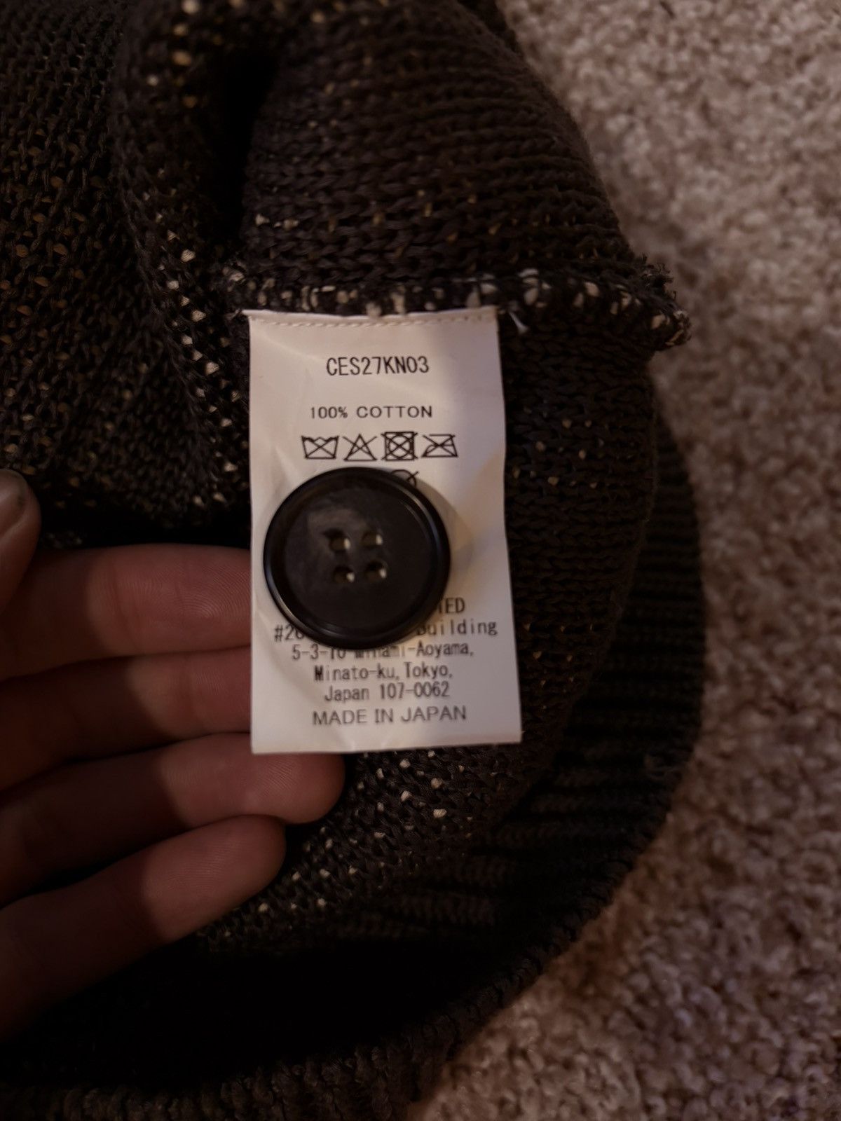 Cav Empt Cav Empt Grid Cardigan Size US L / EU 52-54 / 3 - 5 Thumbnail