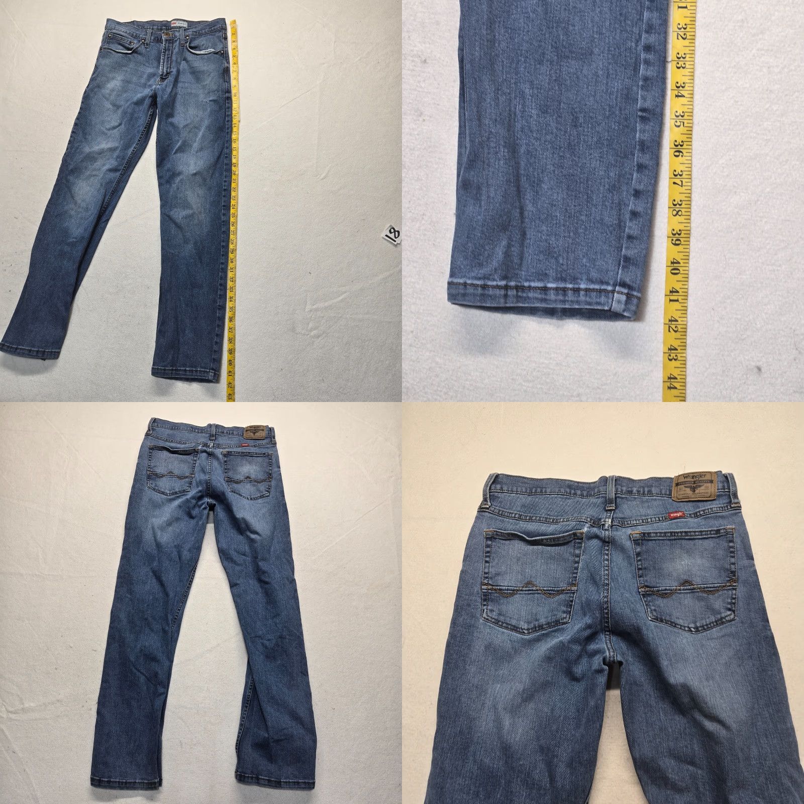 Wrangler VINTAGE Wrangler Jeans Men Blue Relaxed Boot Cut 30x30 Denim Cowboy Western Size US 30 / EU 46 - 8 Thumbnail