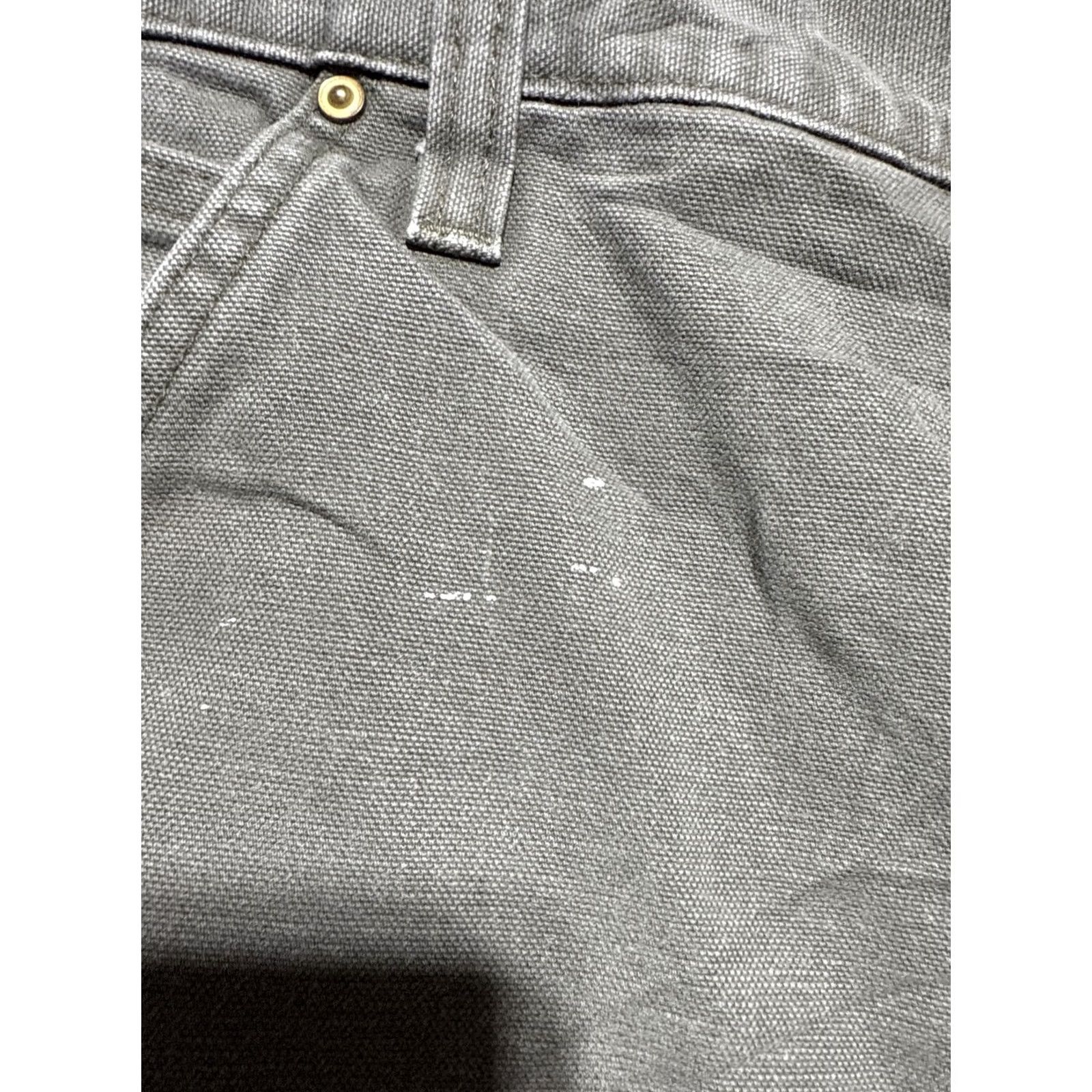 Carhartt Carhartt Heart Logo B361 MOS Duck Canvas Double Knee Work Pants Men's 36x32 Brown Cotton Carpenter Pockets 1889® Workwear Mens Size US 36 / EU 52 - 5 Thumbnail