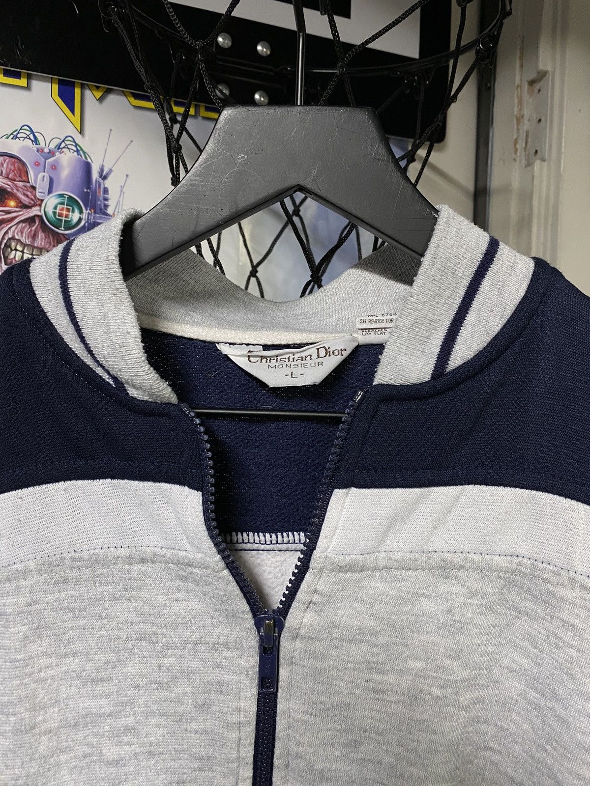Christian Dior Monsieur Christian Dior Blue Fullzip Men’s Sweater Medium Size US M / EU 48-50 / 2 - 7 Thumbnail