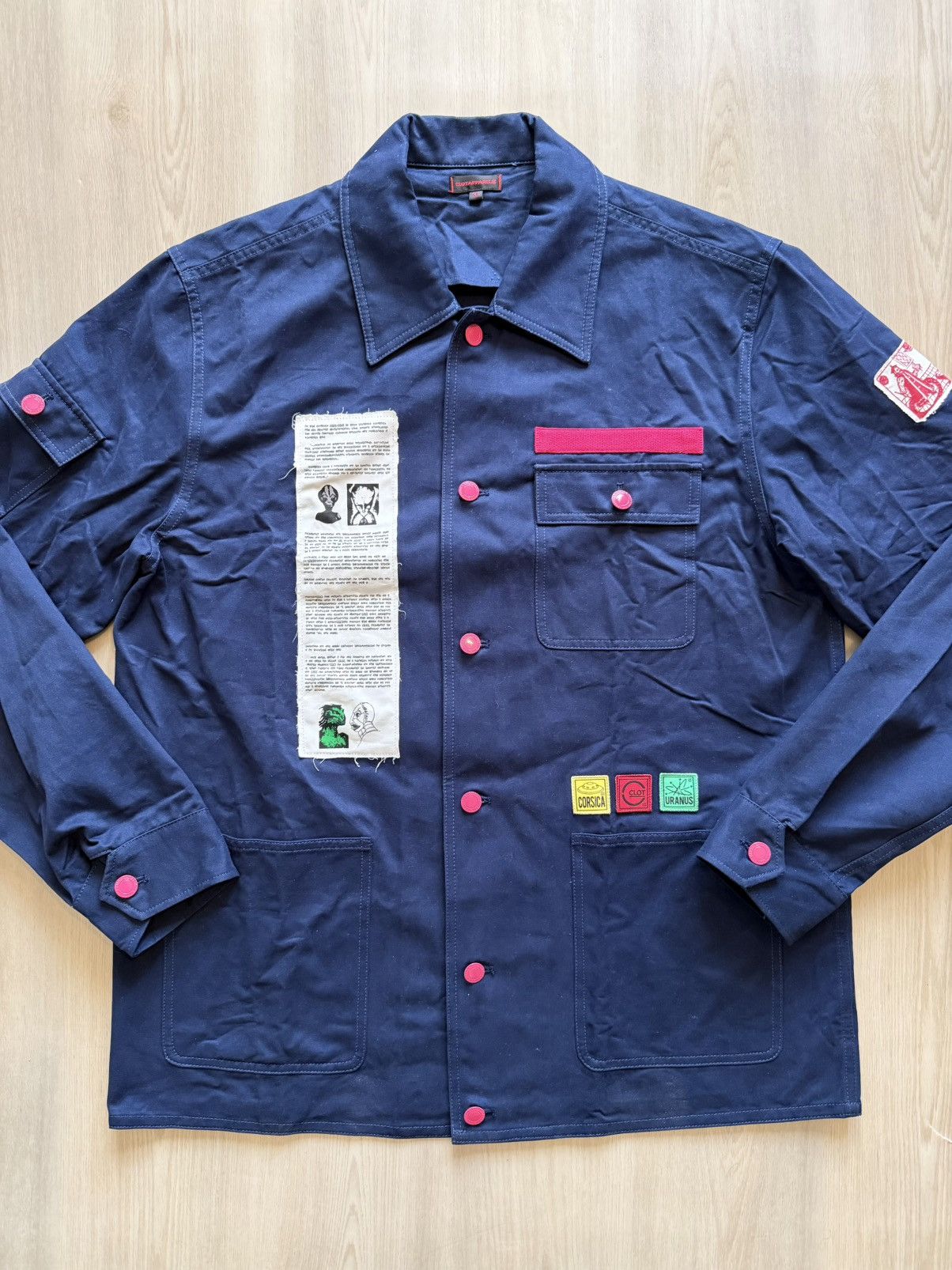 CLOT Rare Japan Exclusive Monkey Time X CLOT Applique Chore Sz L Size US L / EU 52-54 / 3 - 3 Thumbnail