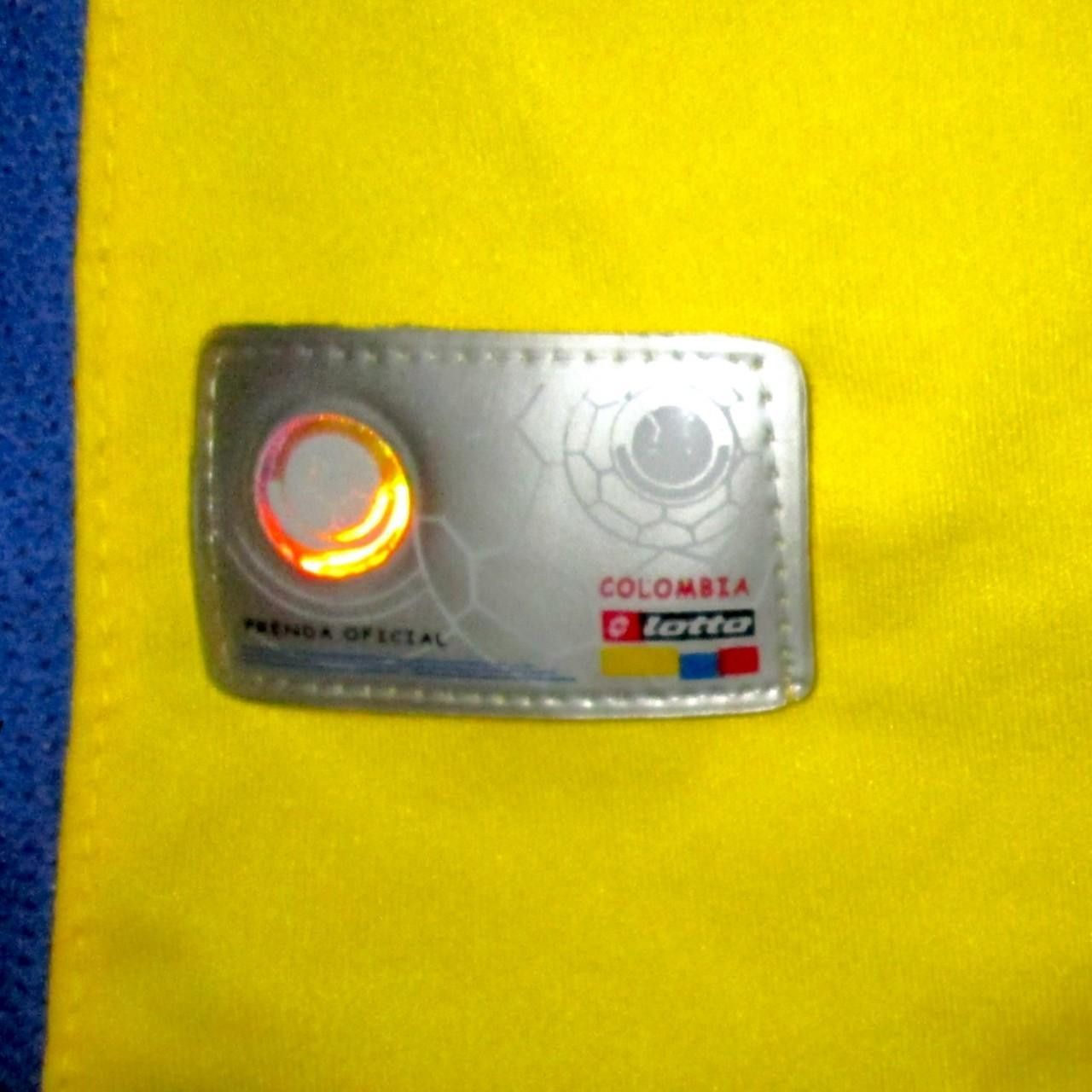 Lotto Sport Columbia 2007 2008 Home Shirt Copa America world Cup falcao Size US S / EU 44-46 / 1 - 3 Thumbnail