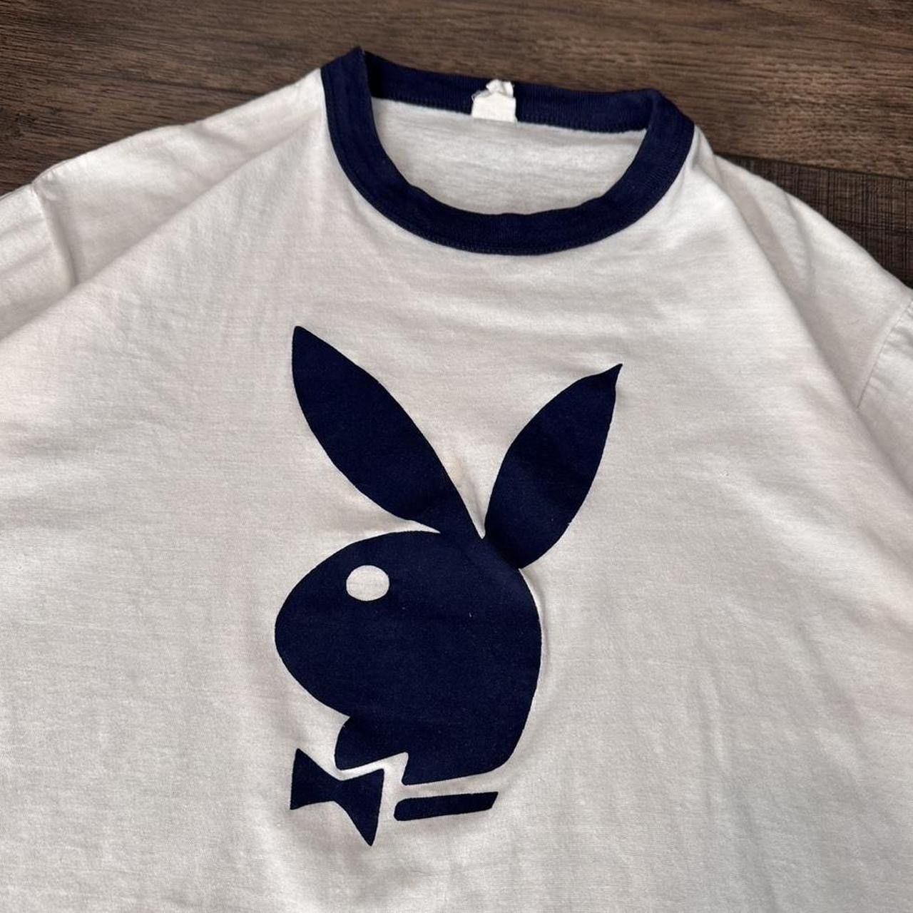 Playboy Vintage 1970s original playboy bunny ringer tee shirt sz XL Size US XL / EU 56 / 4 - 2 Thumbnail