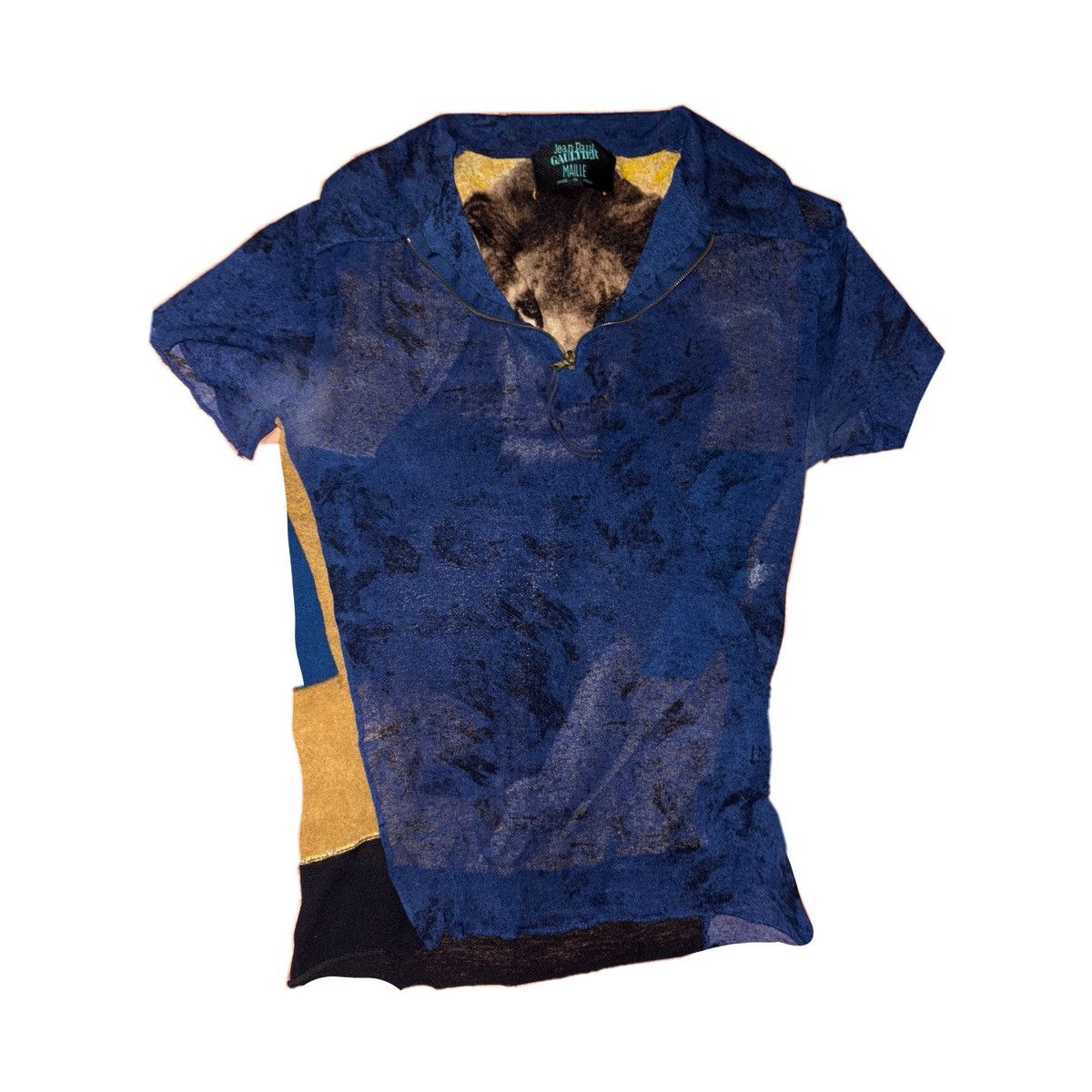 Jean Paul Gaultier Rare Jean Paul Gaultier Cyber lion mesh polo Size US S / EU 44-46 / 1 - 2 Thumbnail