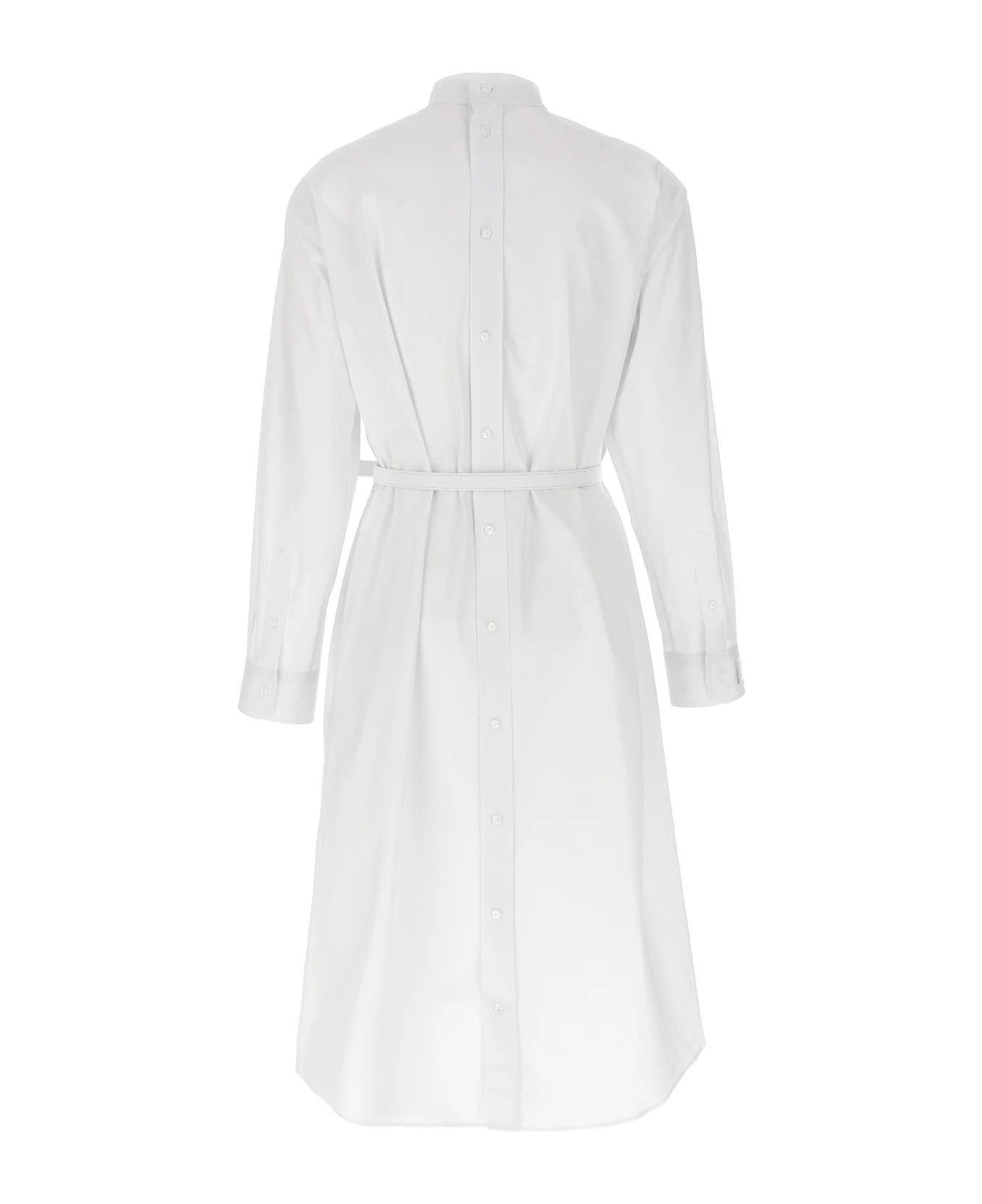 Fendi o1s1wg110326 Dress in White Size L / US 10 / IT 46 - 2 Thumbnail