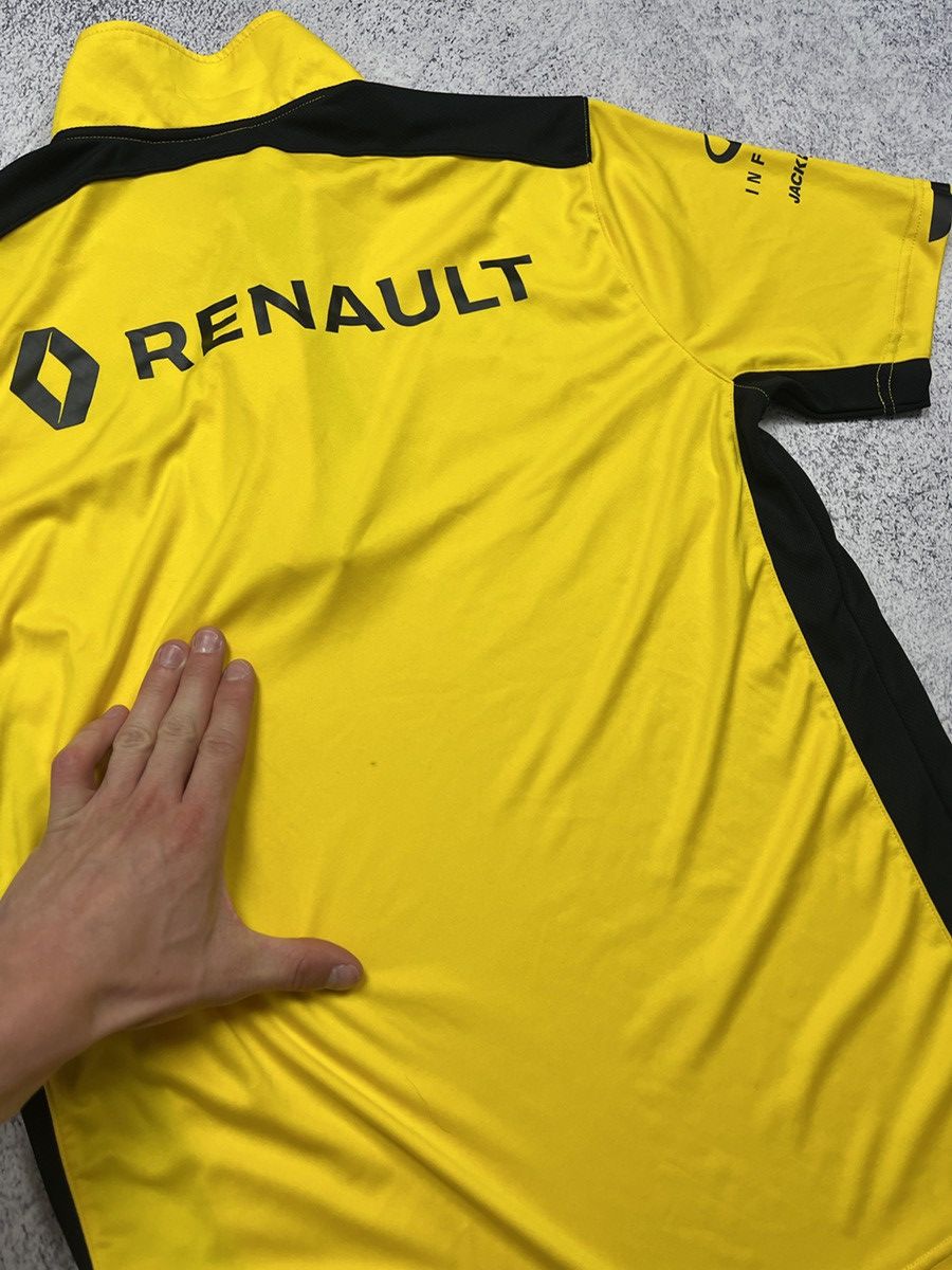 Formula 1 Renault Infinity Racing F1 Formula Uni Polo Shirt Jersey Y2k Size US M / EU 48-50 / 2 - 15 Thumbnail