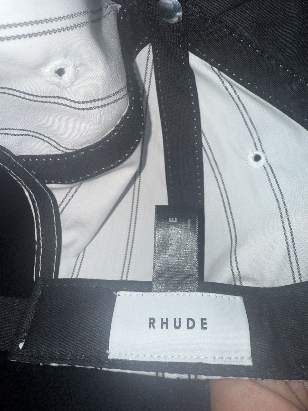 Rhude Rhude Pinstrip Baseball Cap Size ONE SIZE - 3 Thumbnail