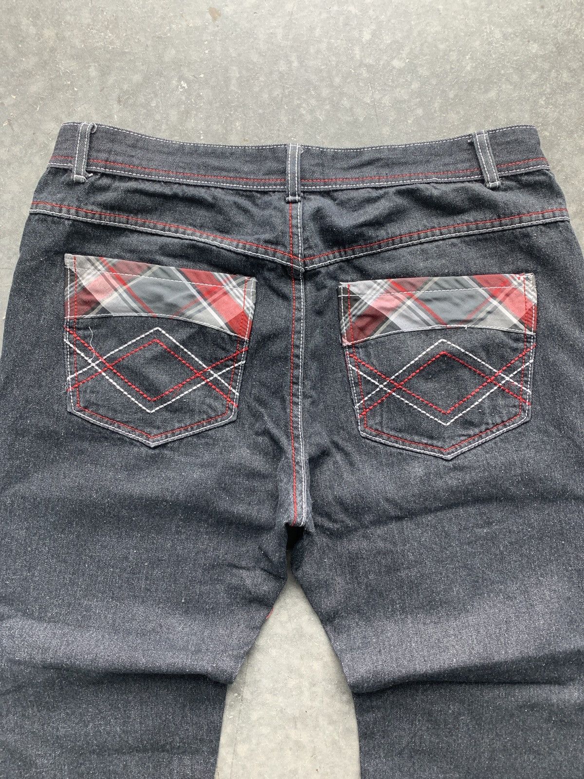 Southpole Crazy Vintage Y2K Red Ape Baggy Jeans Loose Skater Size US 36 / EU 52 - 6 Thumbnail