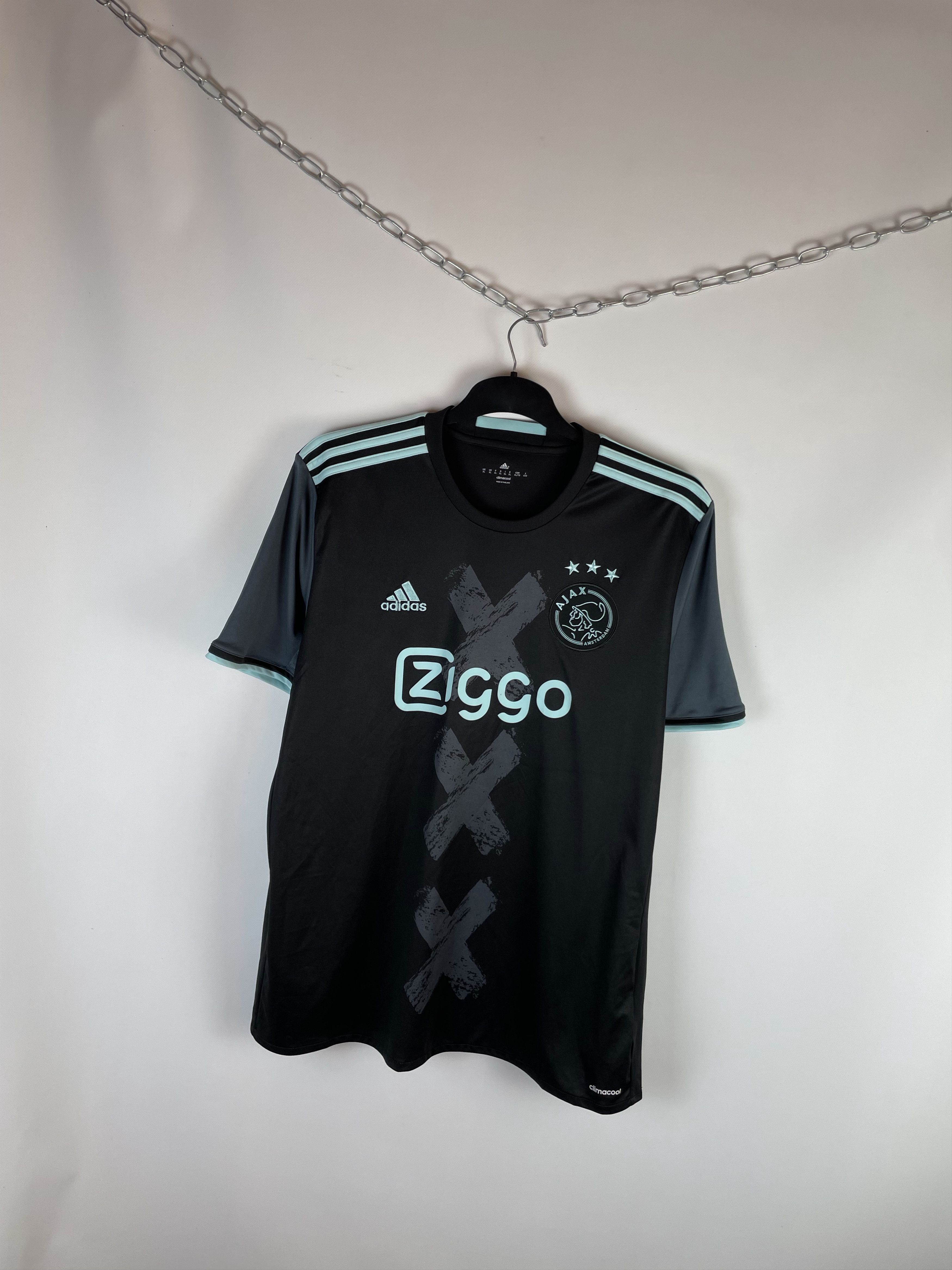 Adidas Ajax Amsterdam 2016 2017 away trikot shirt jersey soccer kit Size US XL / EU 56 / 4 - 2 Thumbnail