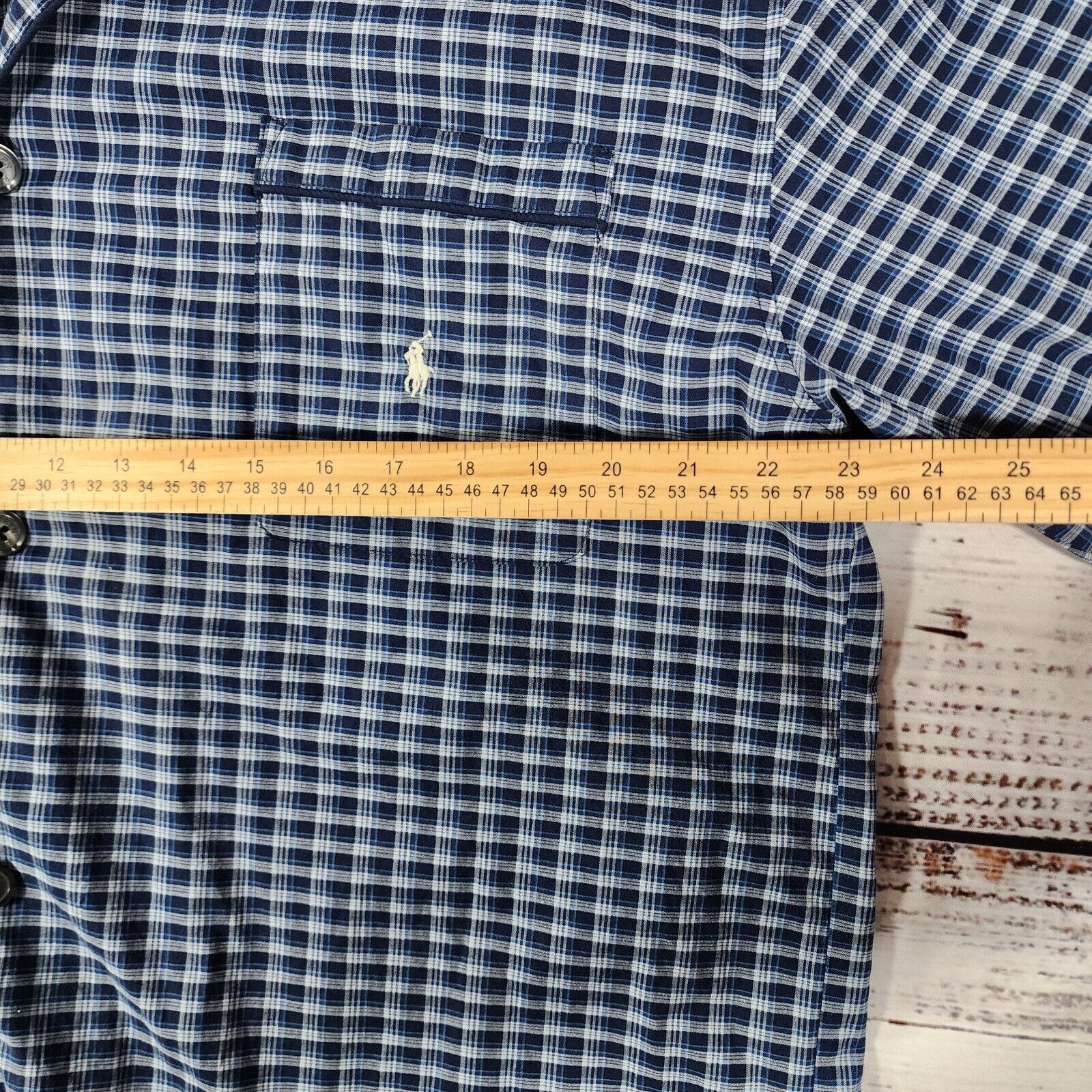 Polo Ralph Lauren Polo Ralph Lauren Cotton Sleep Shirt Pajama Top Plaid L Size US L / EU 52-54 / 3 - 6 Thumbnail